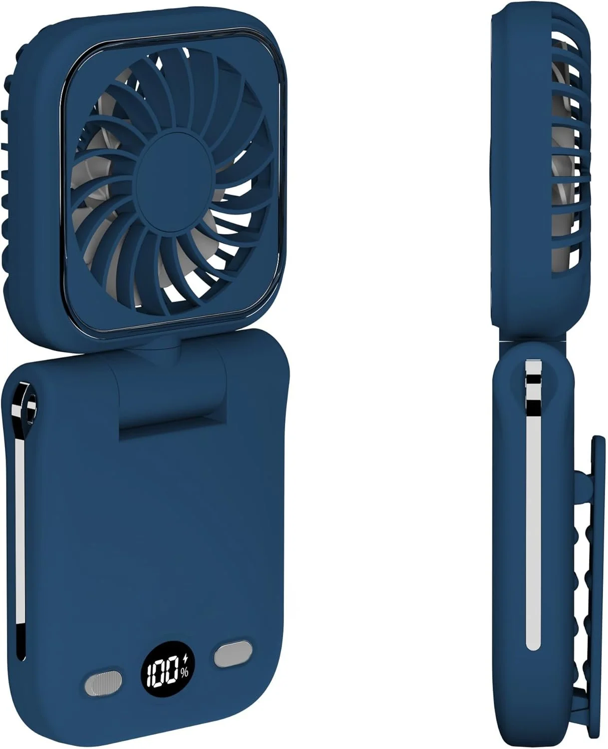 The handy fan is priceless on hot planes, hotel rooms and out and about. Doubles as a charging bank.