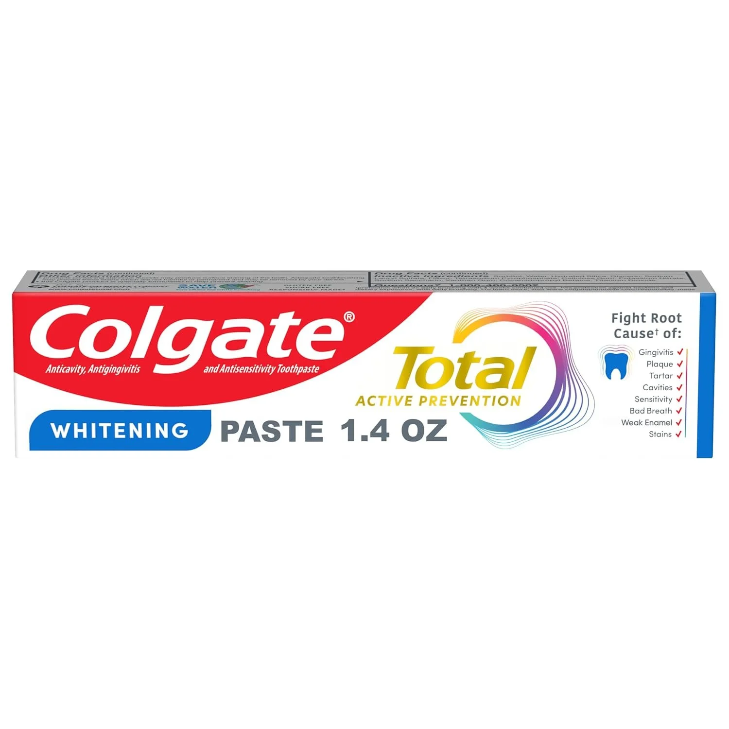Colgate Total Active Prevention Travel Toothpaste, 1.4 oz.