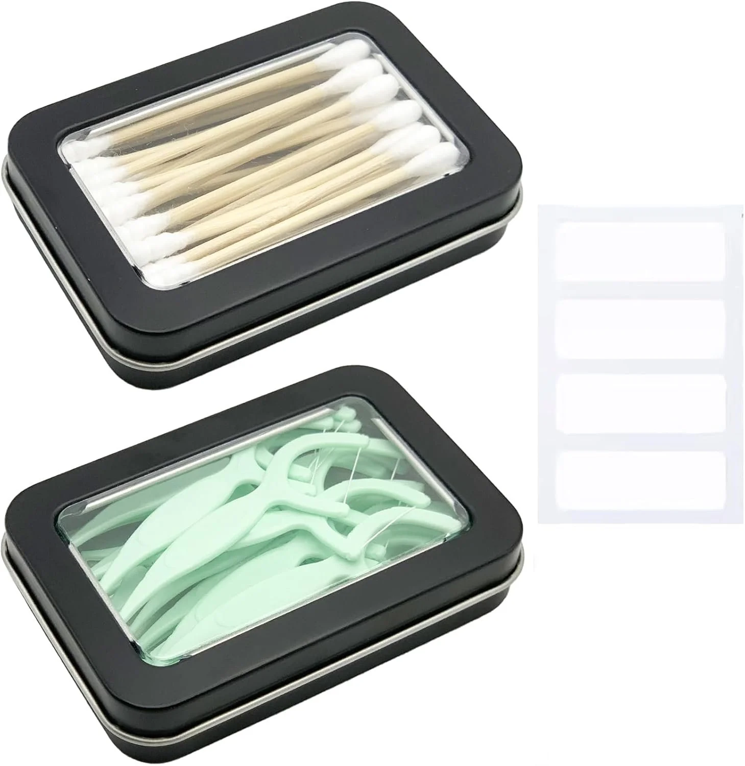 Cotton swab or floss holders set of 2