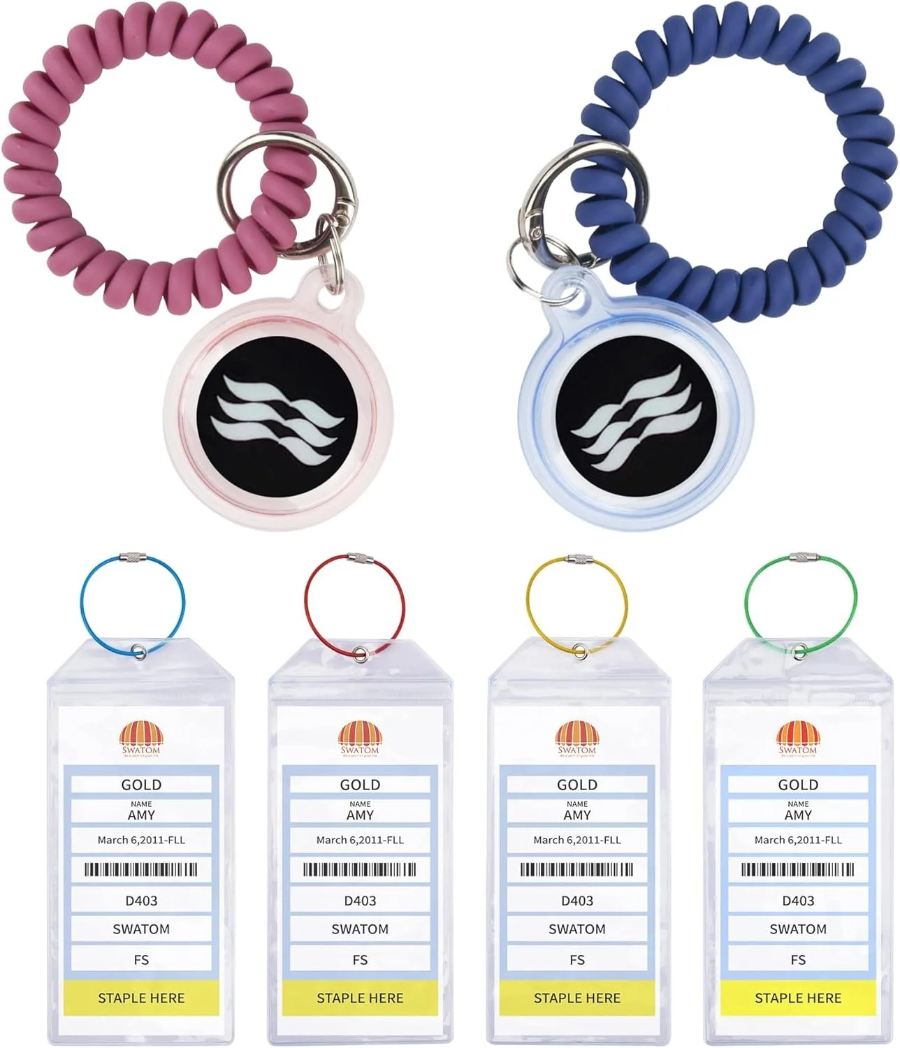 Princess Cruise cruise medallion holder and luggage tag holders.