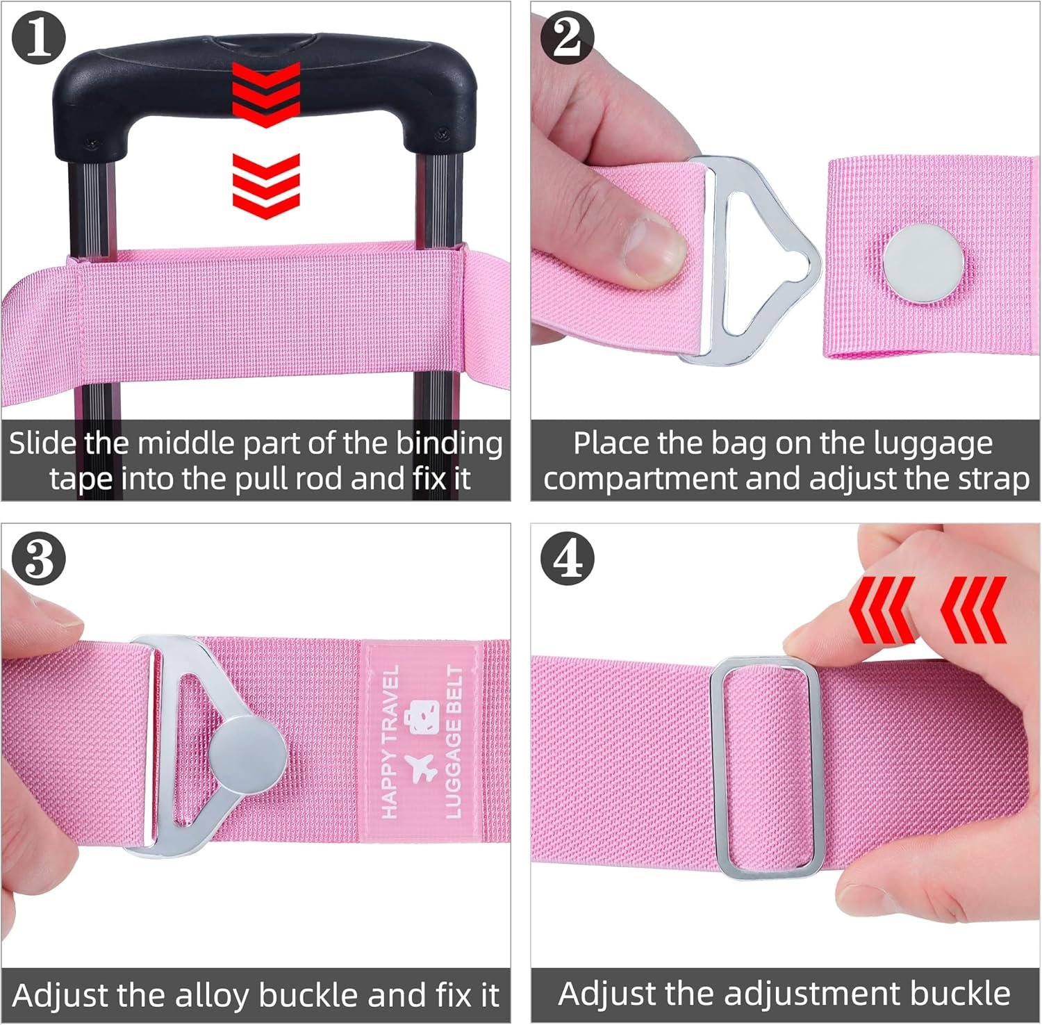 Over The Handle strap for luggage.  Love your tote but it doesn't have a slot for the suitcase handle? This is the solution.