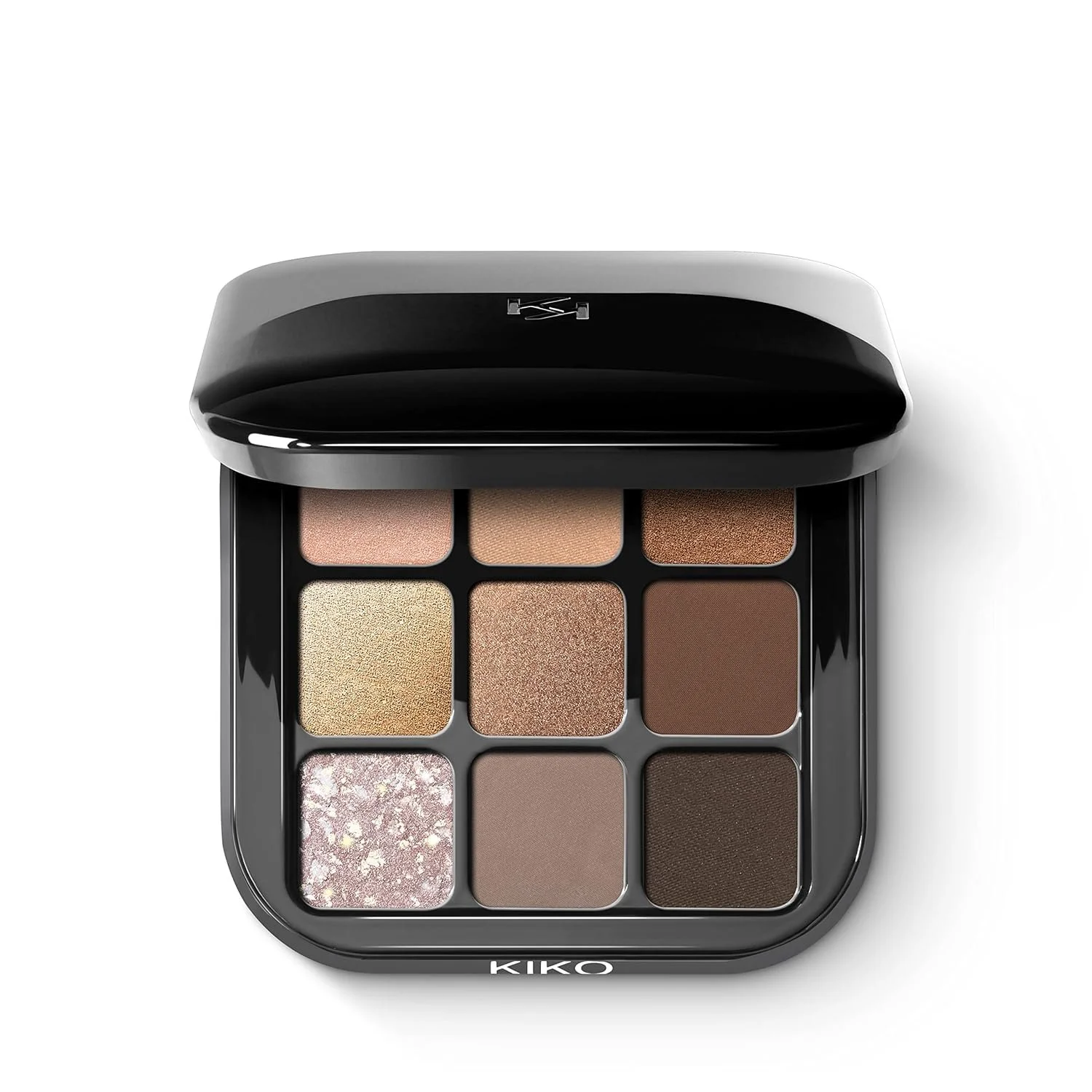 KIKO Milano Glamour Multi Finish Eyeshadow Palette | 9 Eyeshadows In Different Finishes