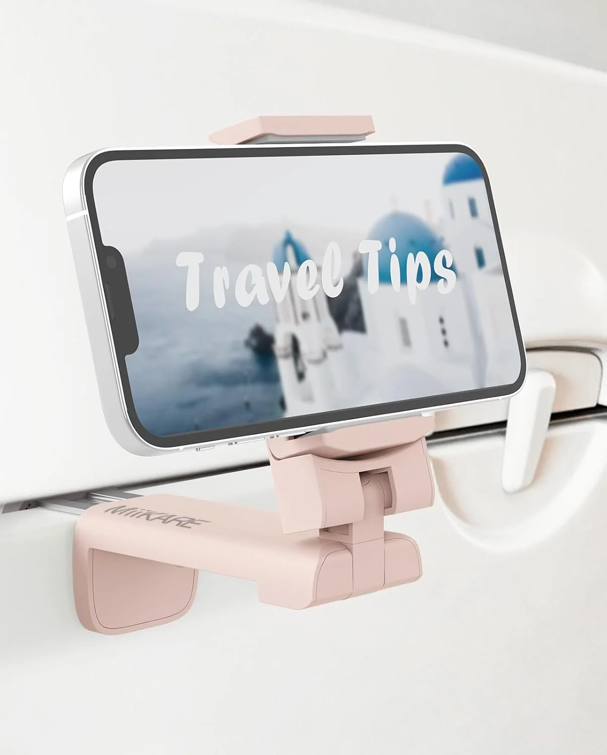 Airplane Phone Holder, Universal Handsfree Phone Mount for Flying with 360 Degree Rotation