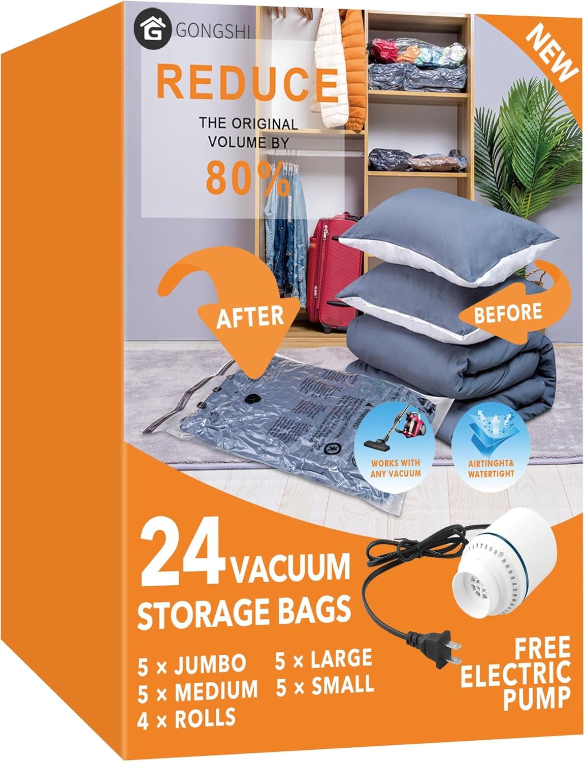 Vacumm Bags in assorted sized.  
