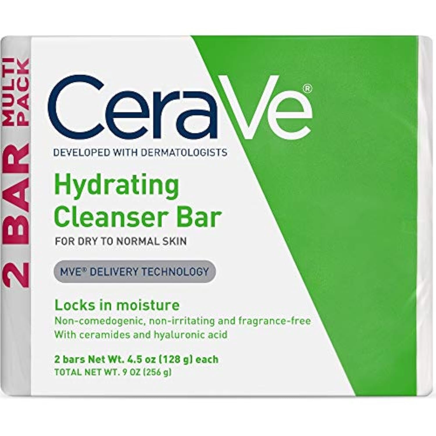 Cleansing bar for body and face. No liquid space required. 