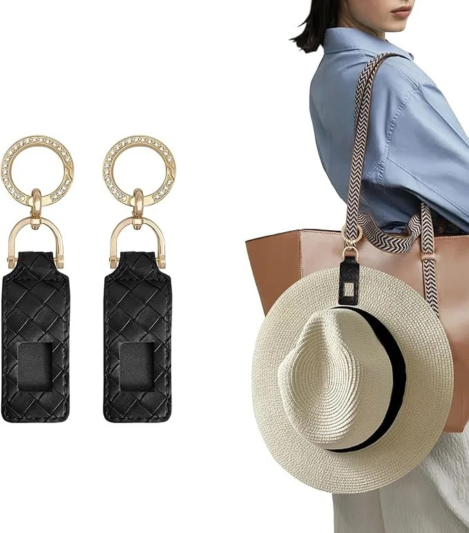 Hat Clip for a hat while traveling. Keep your hands free.