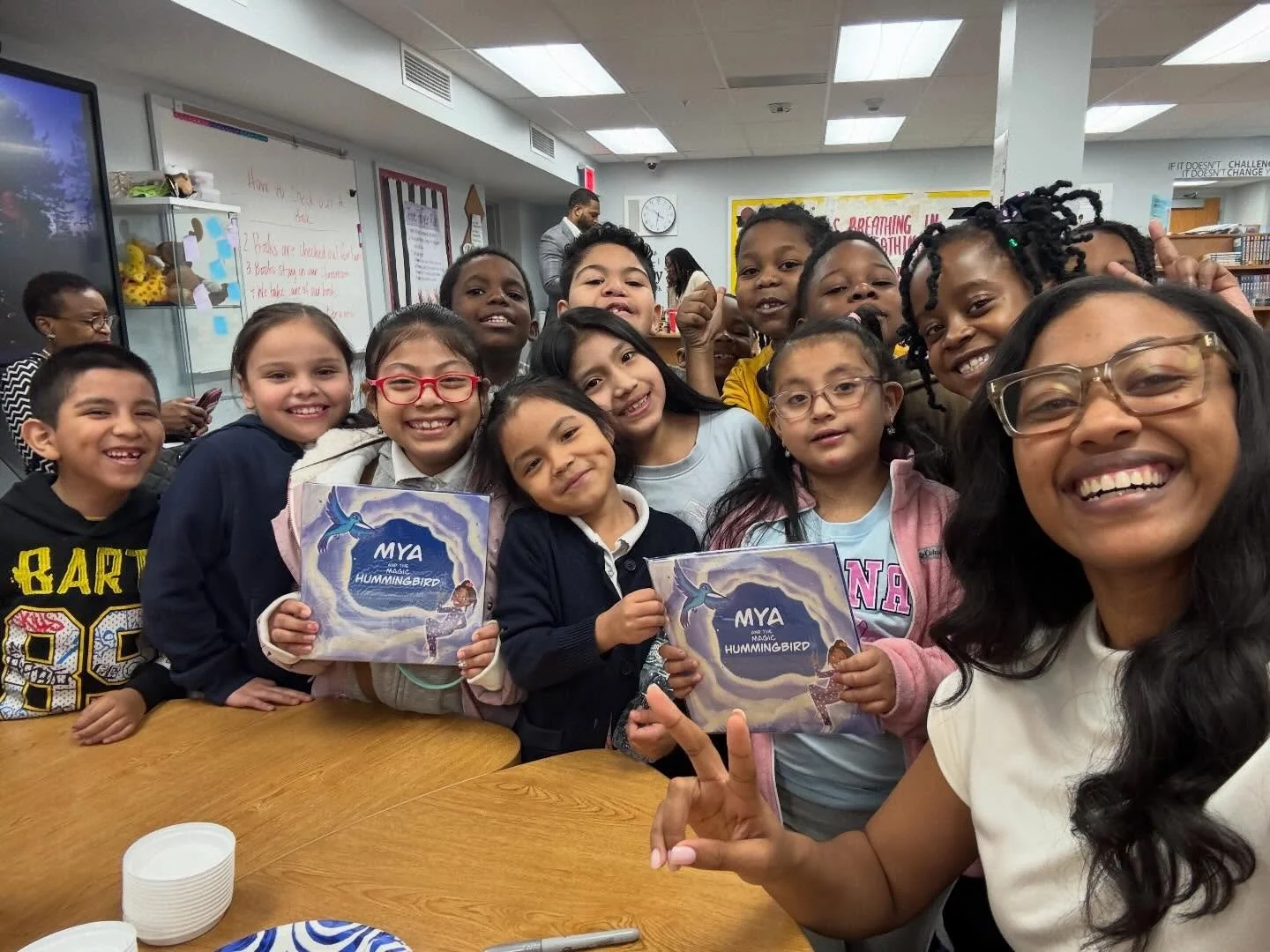 Another day spent reading and connecting with the kiddies! 📚✨ So grateful for friends who keep putting me in rooms full of opportunity 💜

Had such a great time with the amazing students at Cleveland Street School today&mdash;seeing their excitement