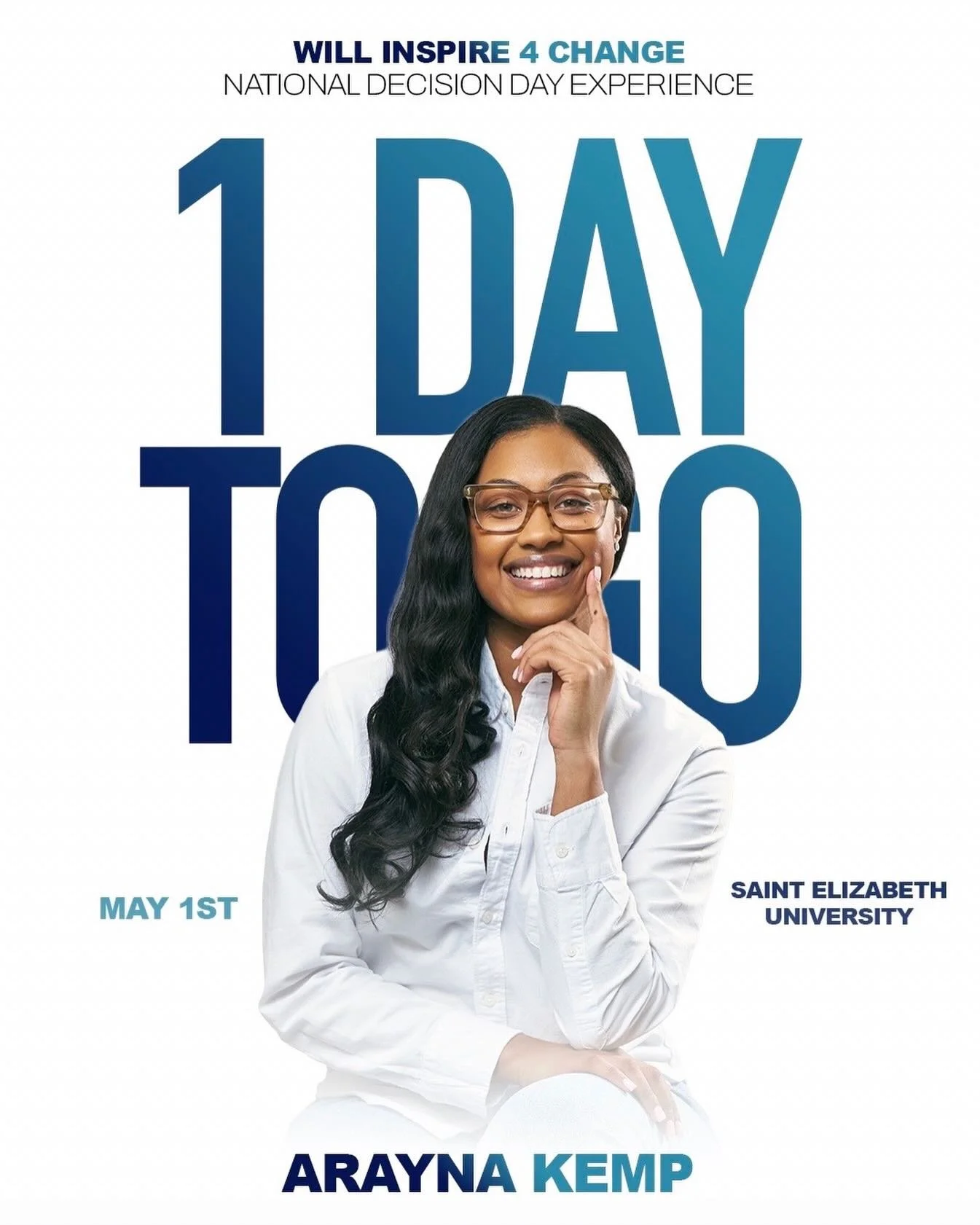 1 day to go! 💜✨

Will Inspire 4 Change is almost here!

Great students. Great speakers. Even better memories loading. I&rsquo;m so excited to be part of such an inspiring event!