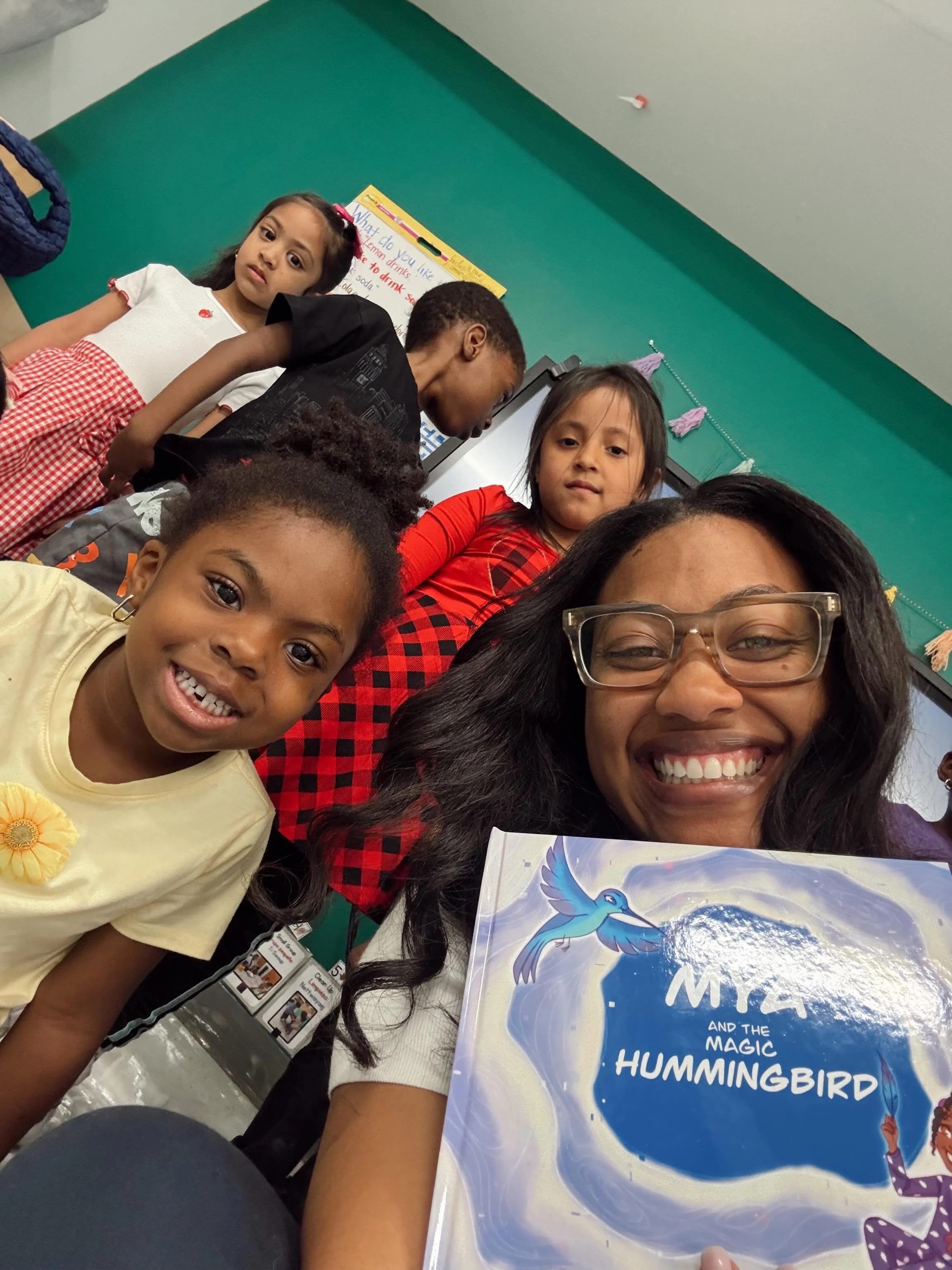 Spent another day in the classroom reading to the kiddies! 💜📚

Thank you Ms. Stevens for allowing me to share my story with your students! Such a beautiful experience every time ✨

Loving every moment of these classroom visits and the impact we&rsq