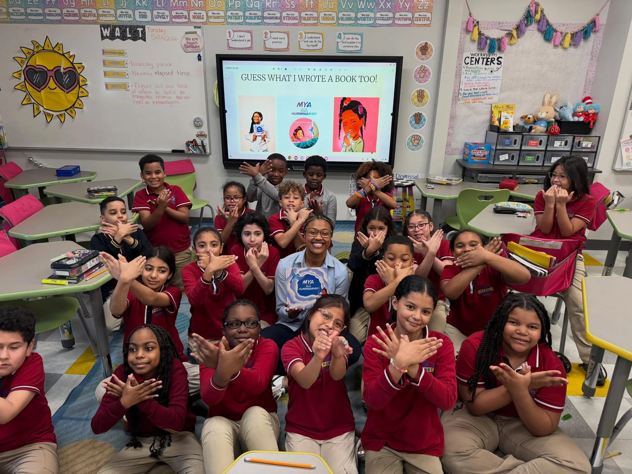 Ending the month of May and Mental Health Awareness Month with the amazing students of Paterson Charter School for Science and Technology 💜✨

So grateful to my college friend @bhard21 for inviting me to kick off Career Day with the second and third 