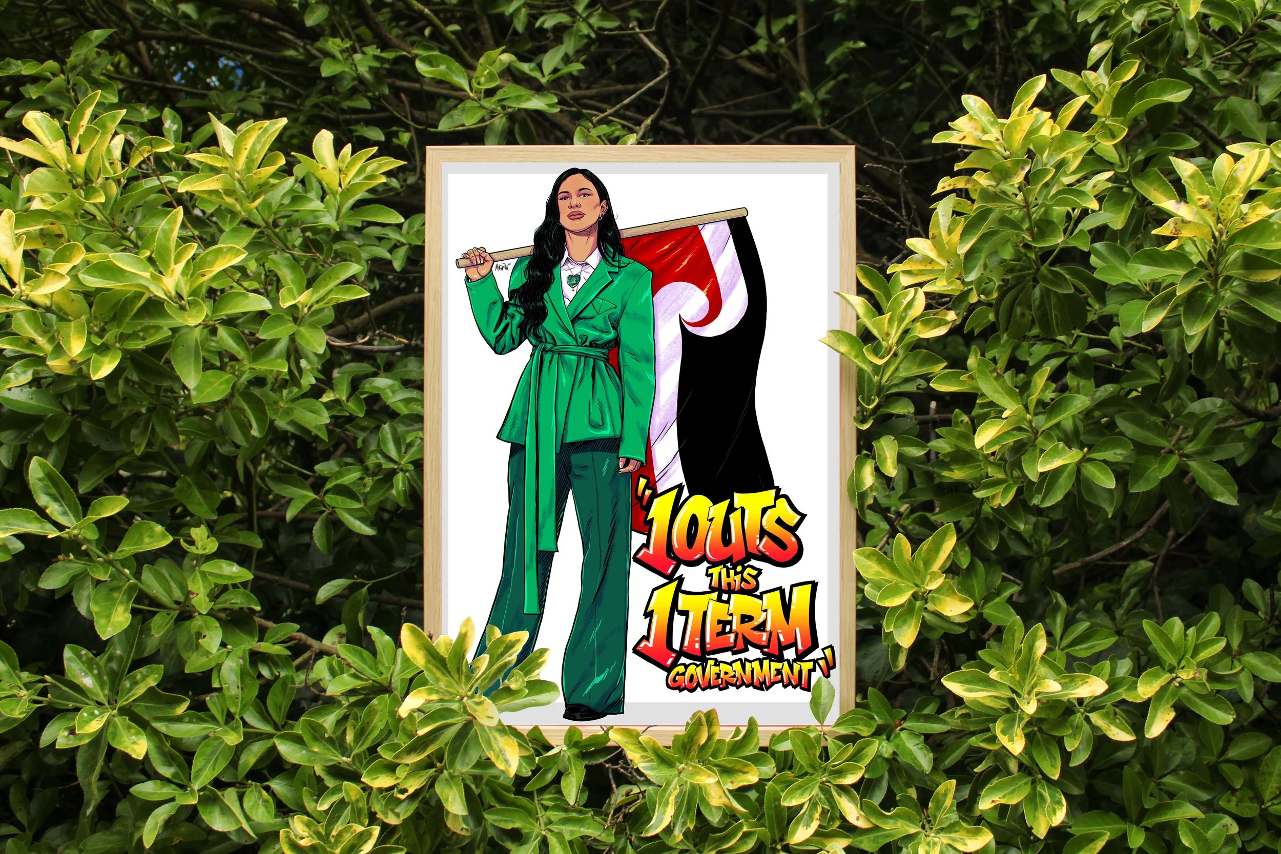 1 Outs Print by BloodySamoan