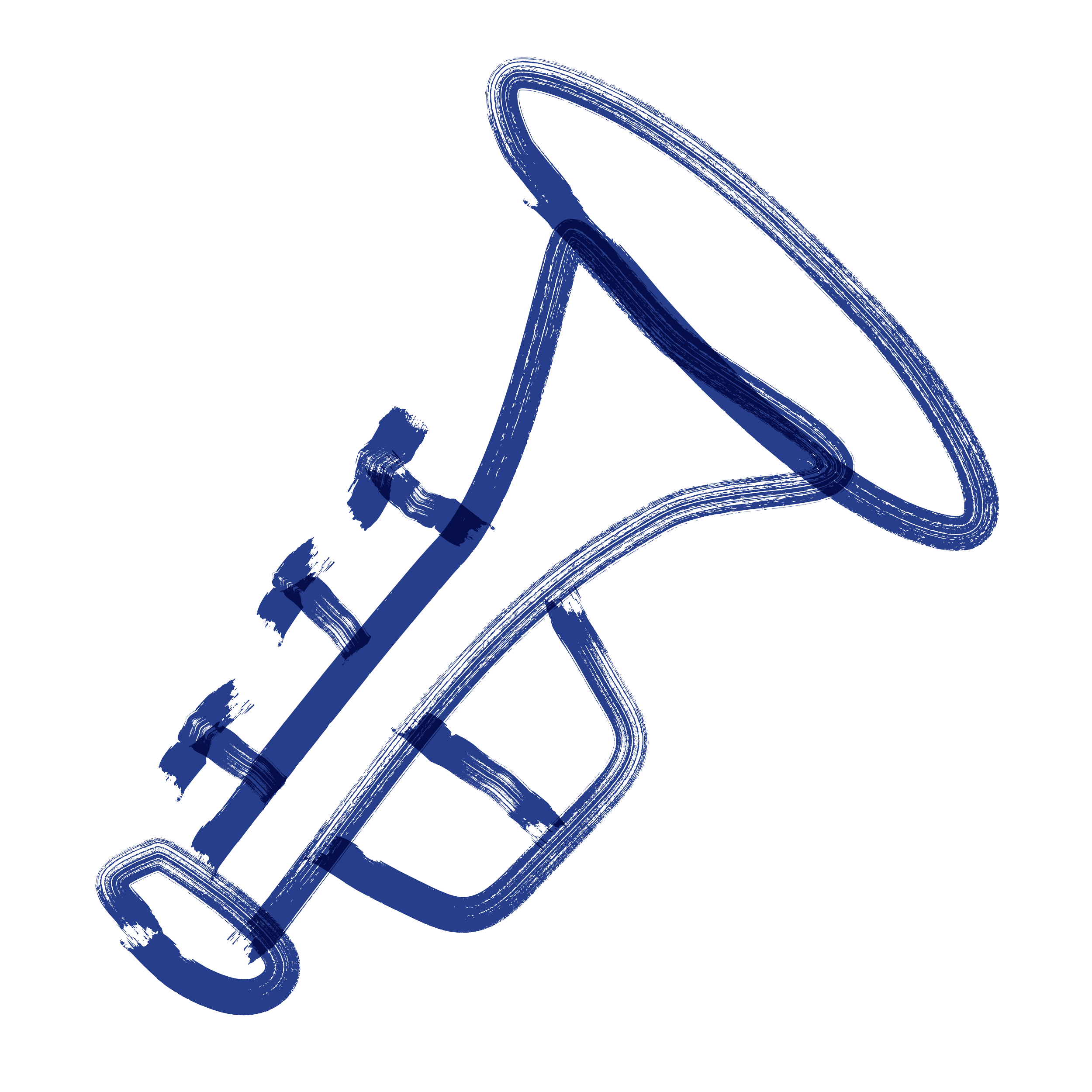 Blue outline of a roller coaster track with loops and turns, shown from a top-down view.