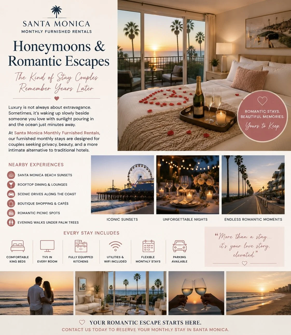 Honeymoons &amp; Romantic Escapes: The Kind of Stay Couples Remember Years Later