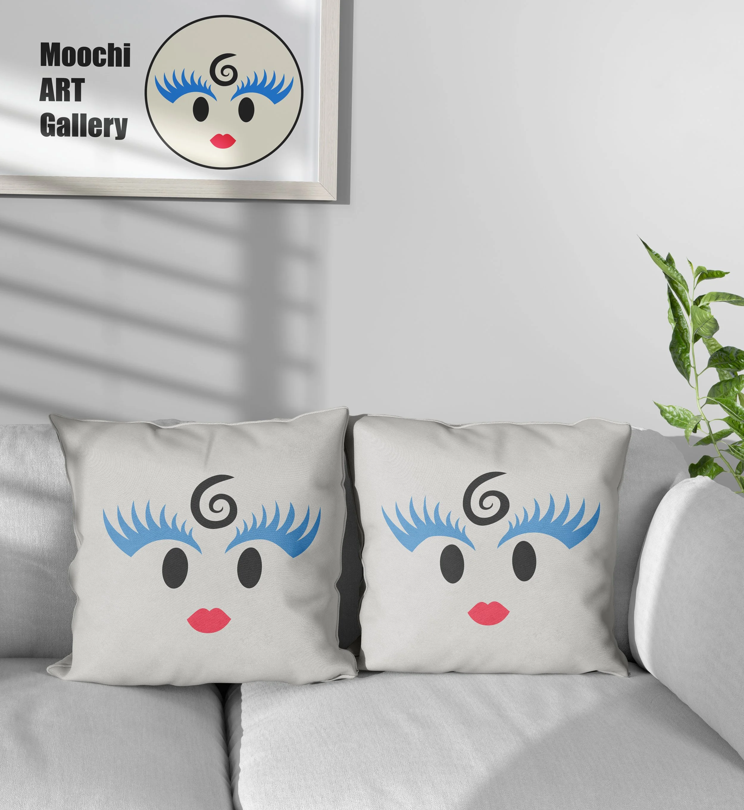 Moochi Cosy Cushions - light charcoal