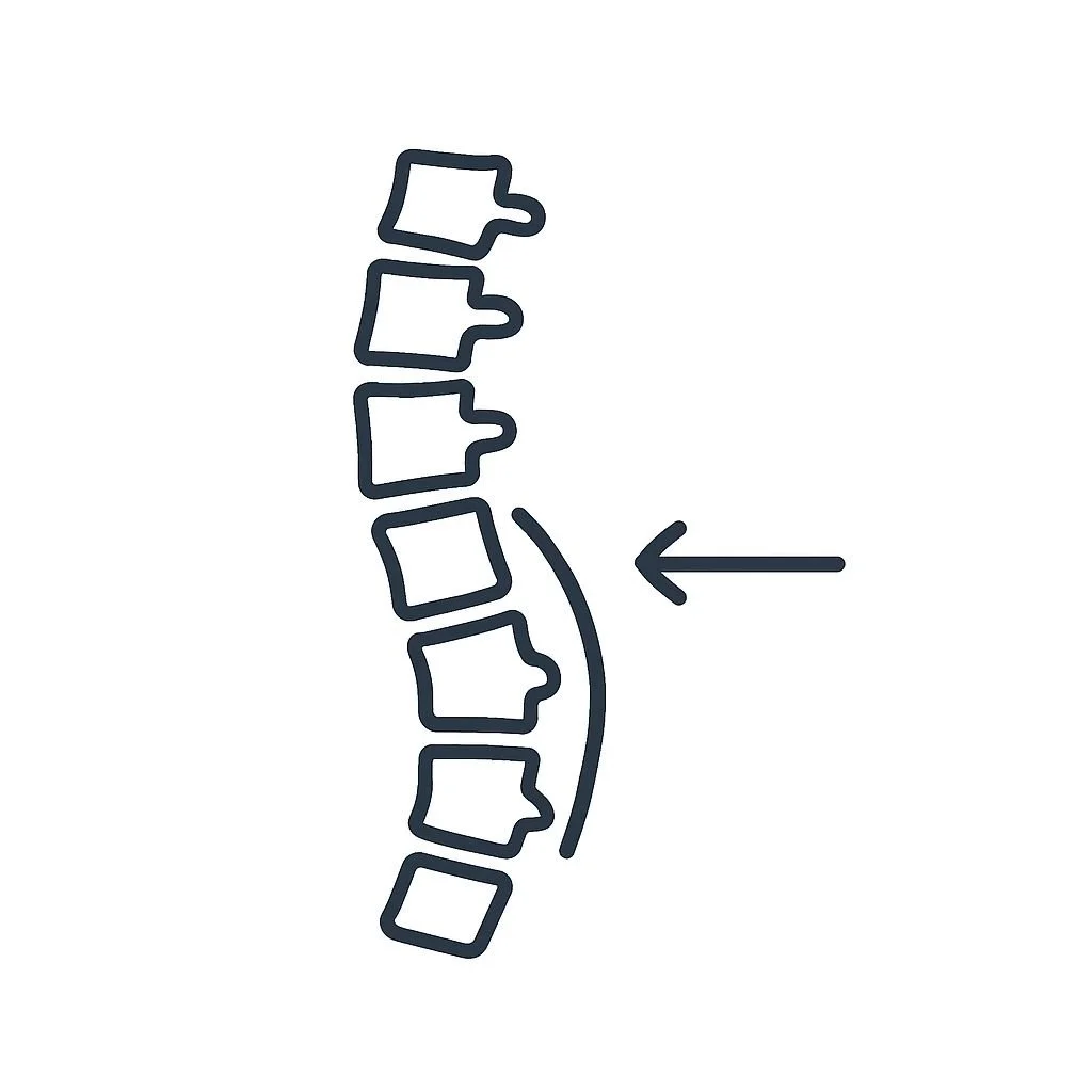 Icono de quiropráctica: alineación vertebral para aliviar dolor de espalda y optimizar salud nerviosa en Puebla