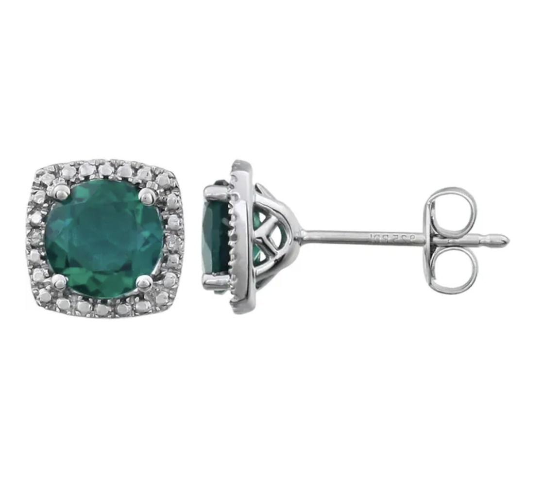 .015 CTW Natural Diamond Birthstone Earrings