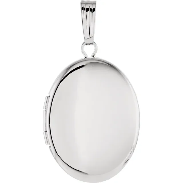 Engravable Oval Necklace