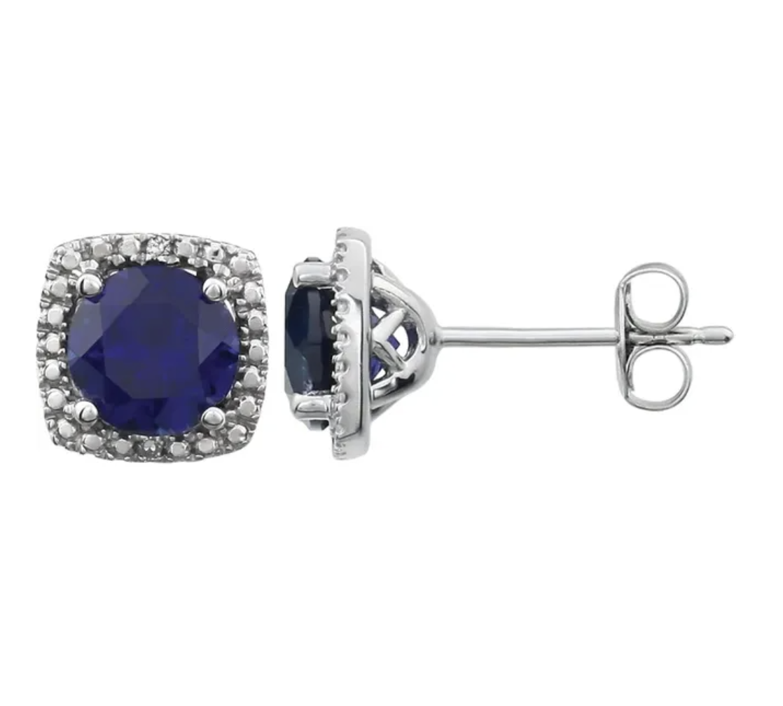 .015 CTW Natural Diamond Birthstone Earrings
