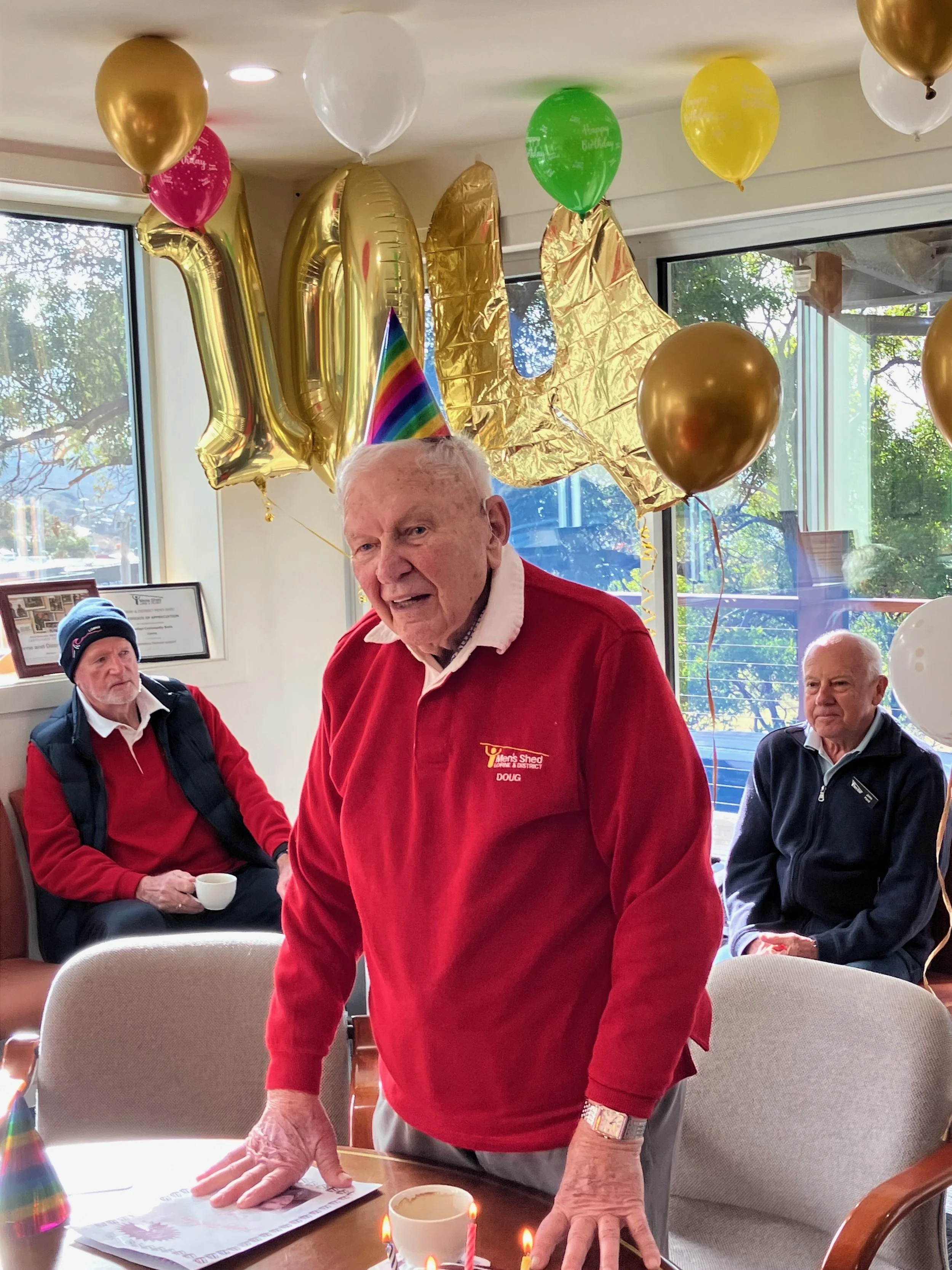 Mr Doug Stirling turns 104 !