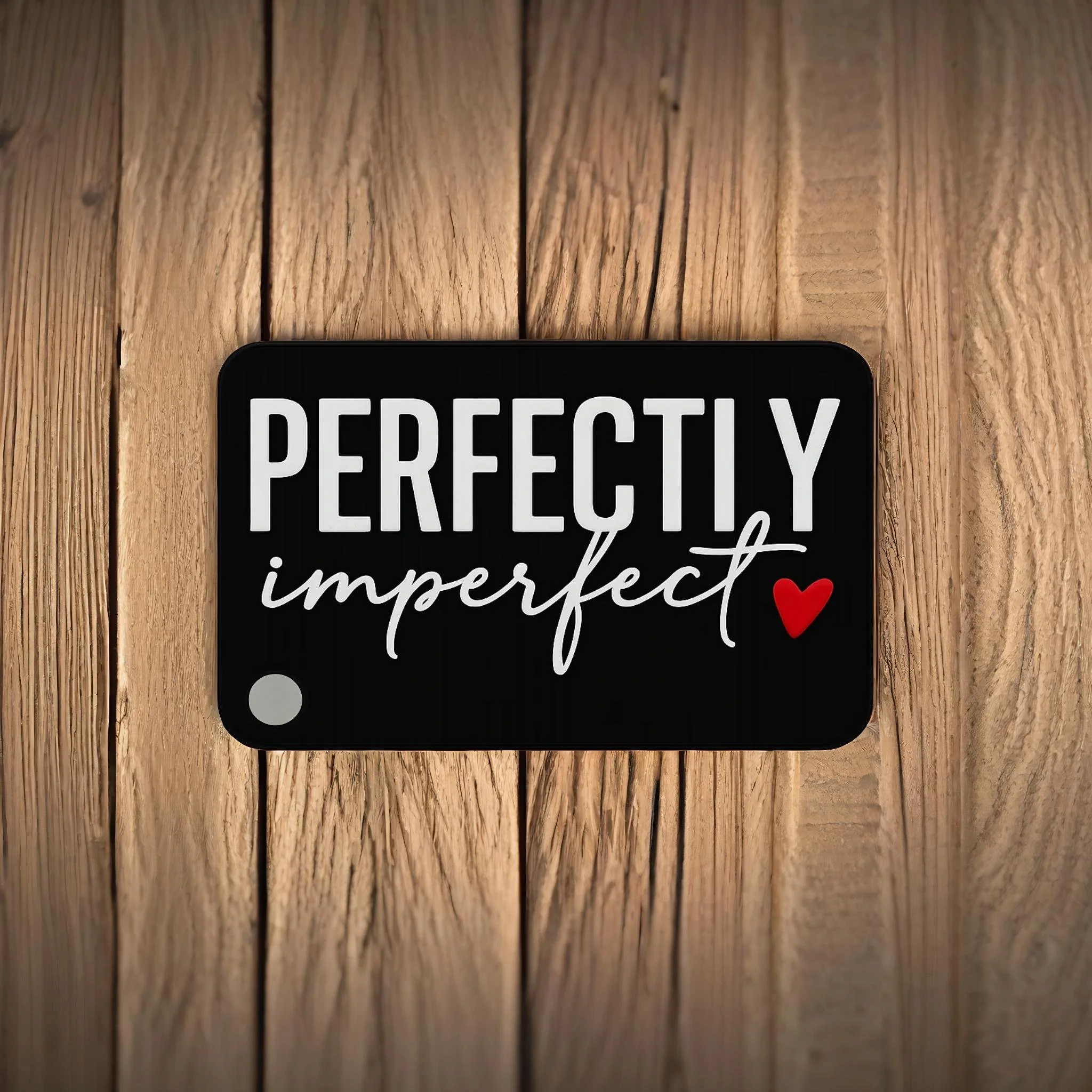 “Perfectly Imperfect” Keychain Charm – A Beautiful Reminder to Embrace Who You Are