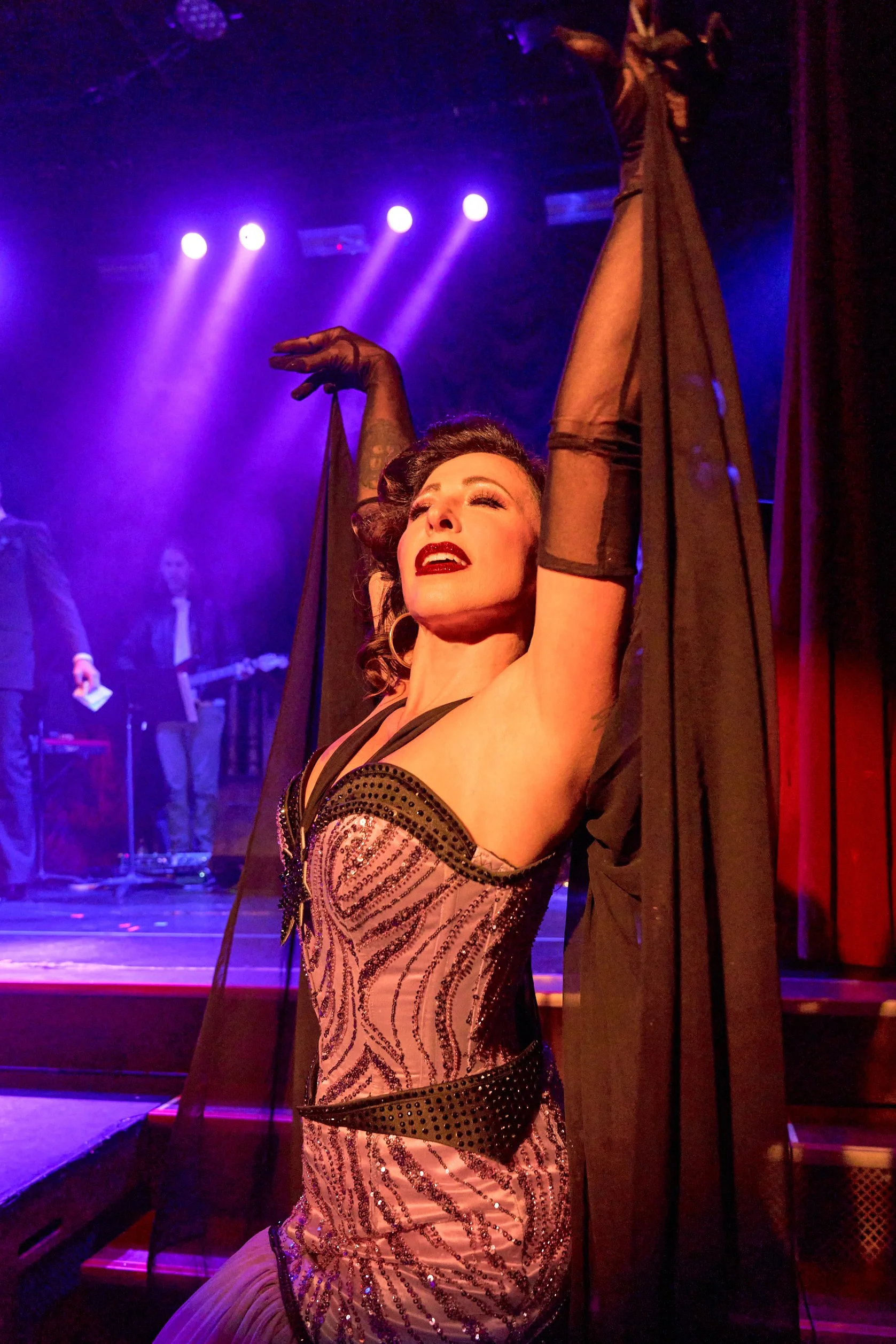 Angie Pontani. Burlesque performance at The Box New York