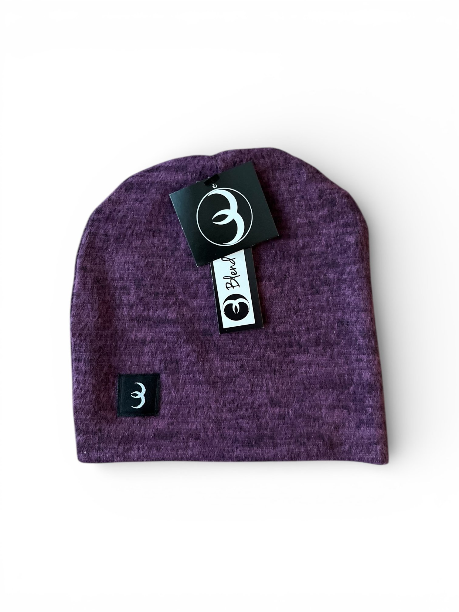 BABY BEANIE - HEATHERED PURPLE
