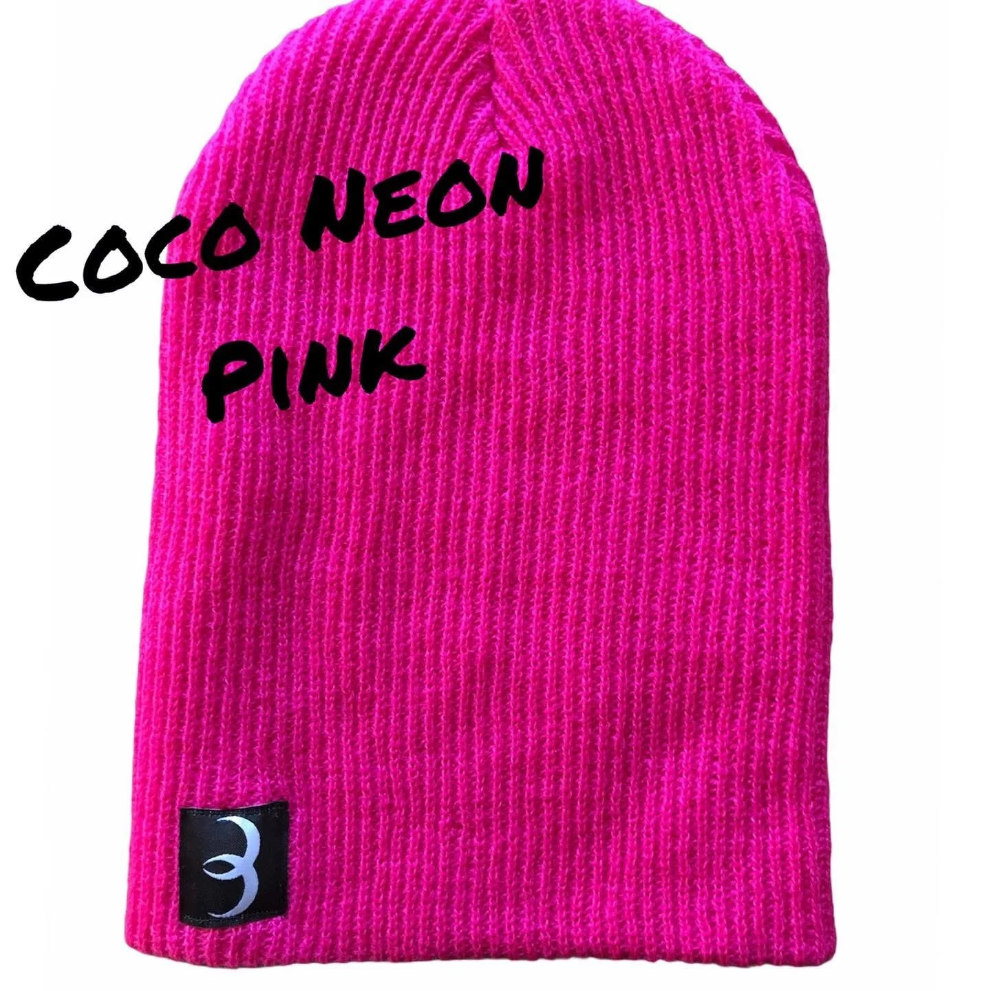 COCO NEON BEANIE - HOT PINK