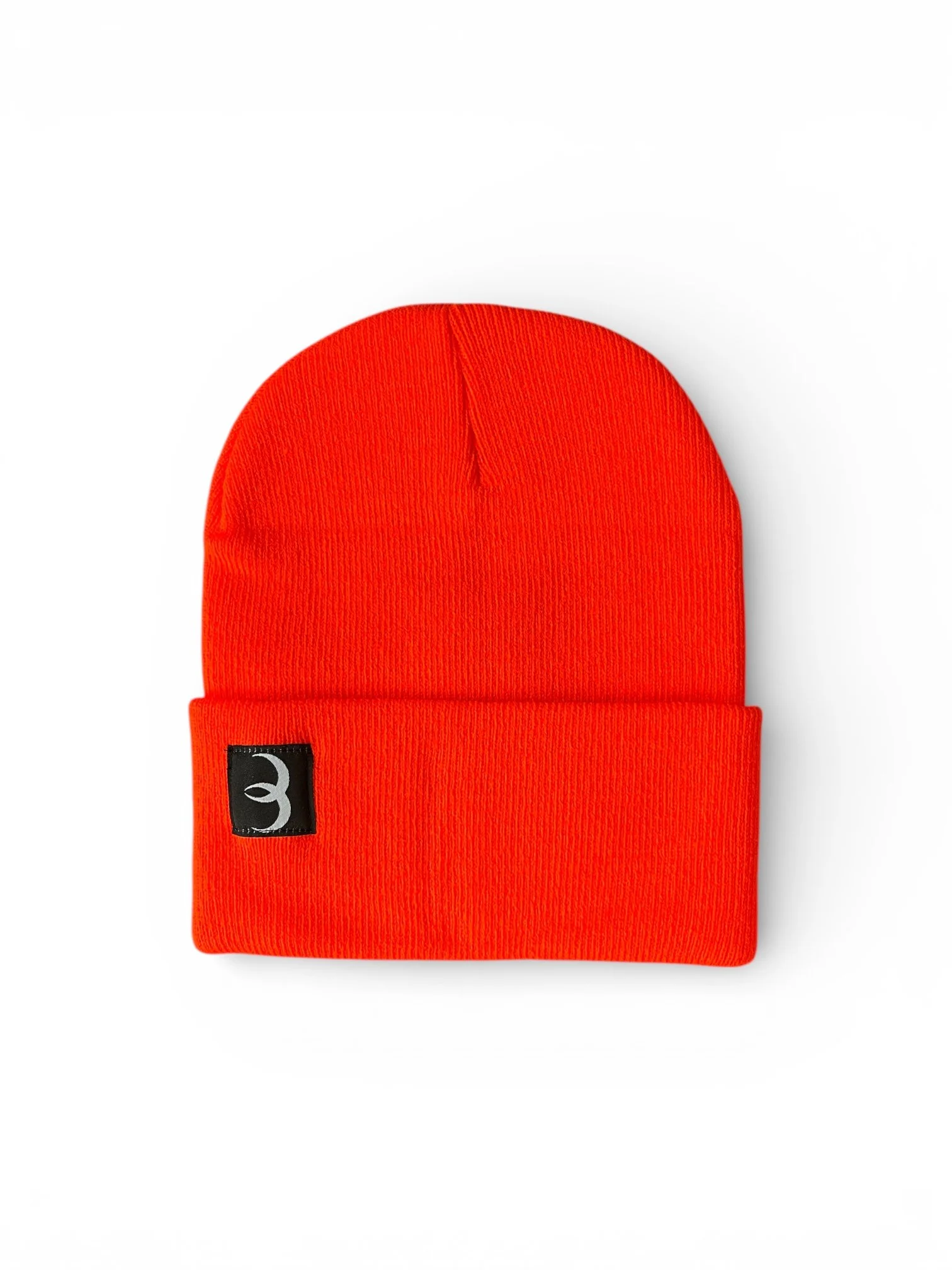 COCO NEON CUFF BEANIE - ORANGE
