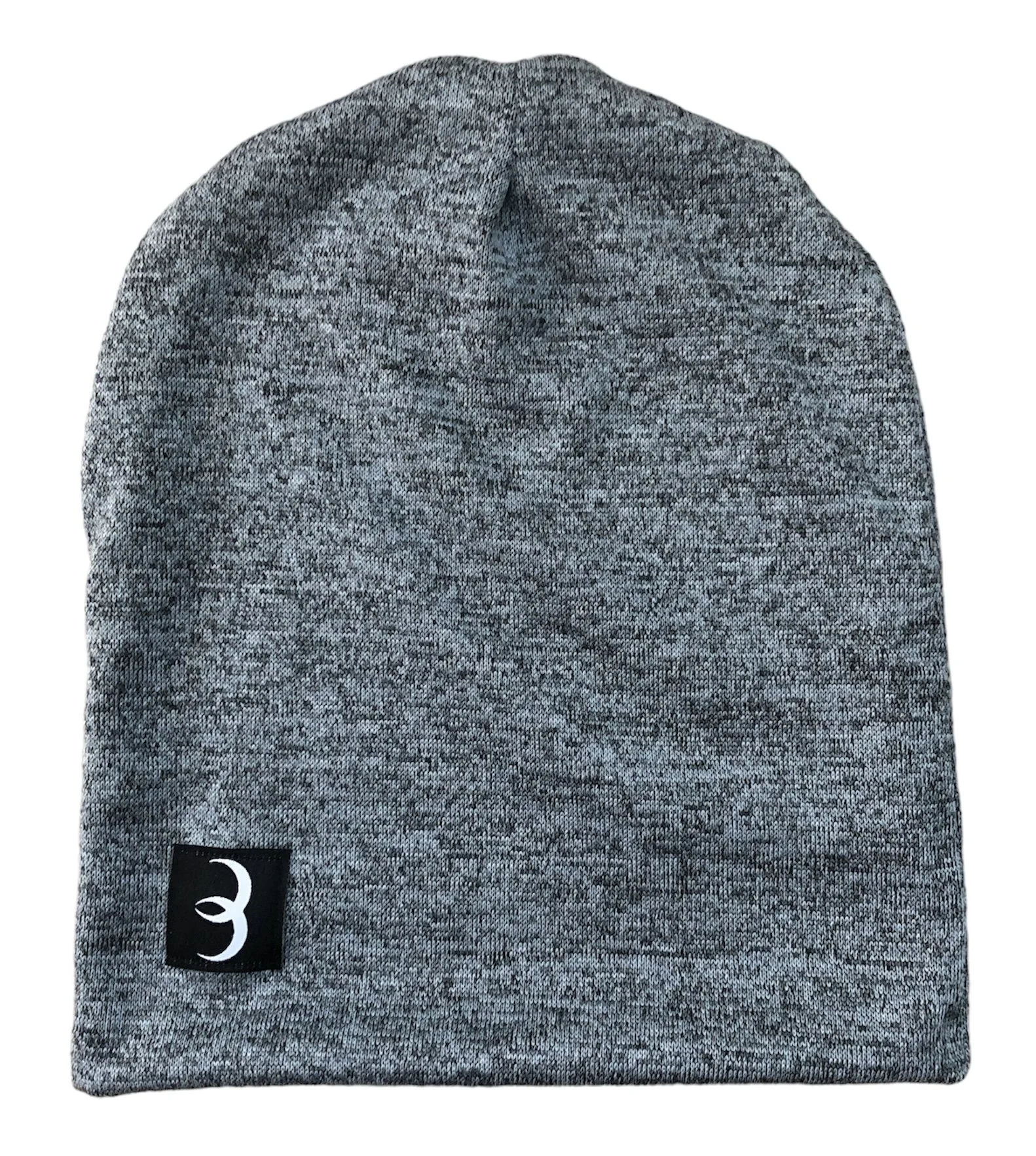 BABY BEANIE - DARK HEATHERED GREY