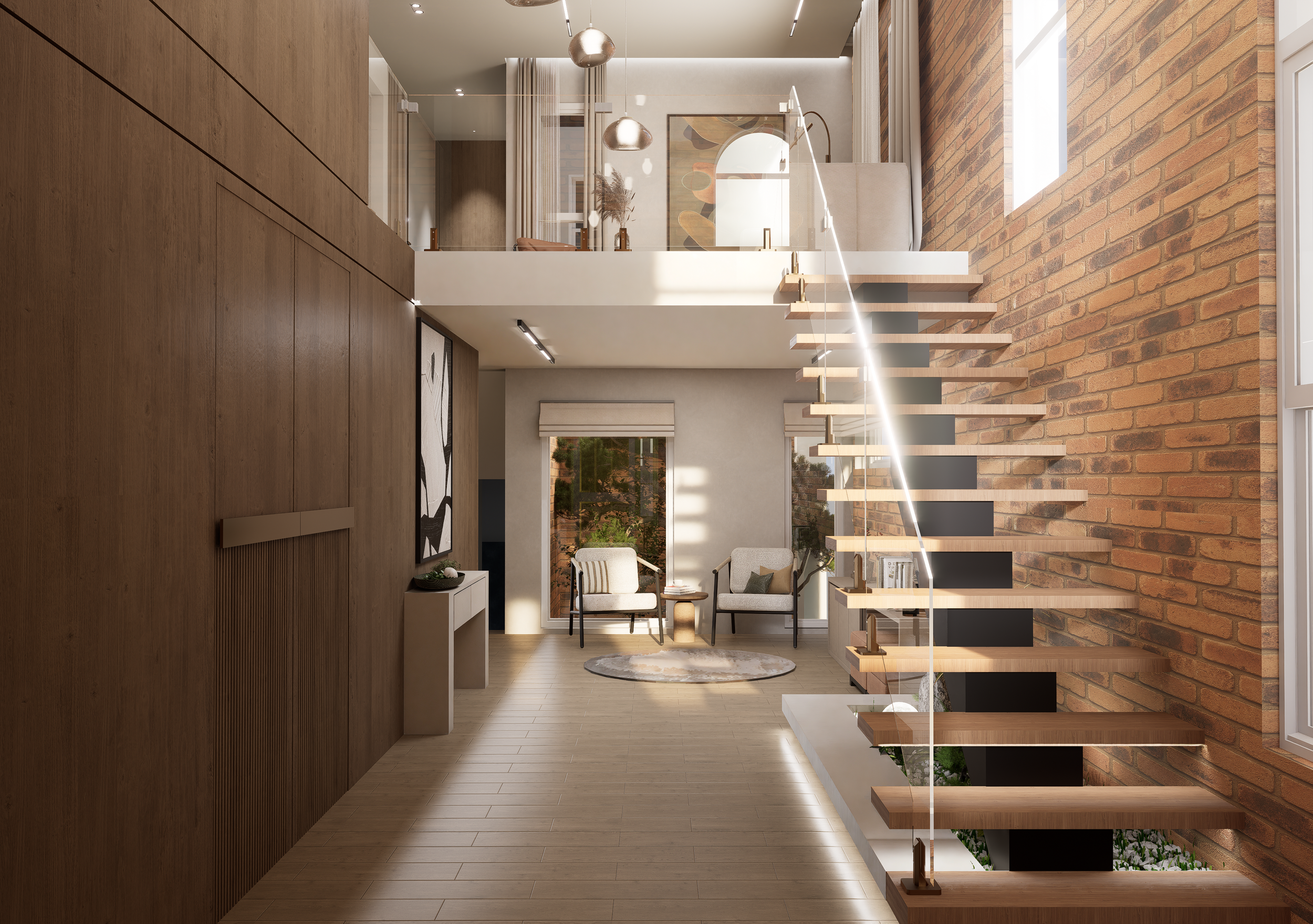 Entrance, Living & Media