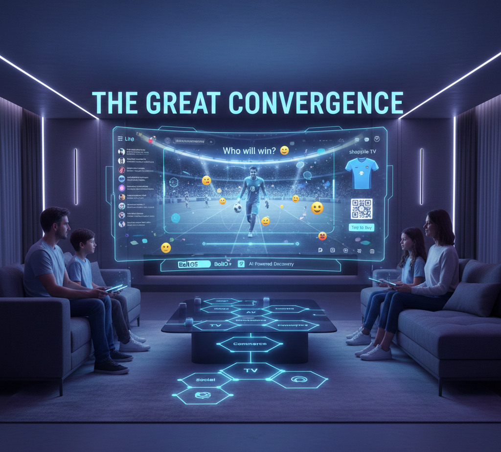The Great Convergence: When the TV Becomes Social, and Social Becomes the TV