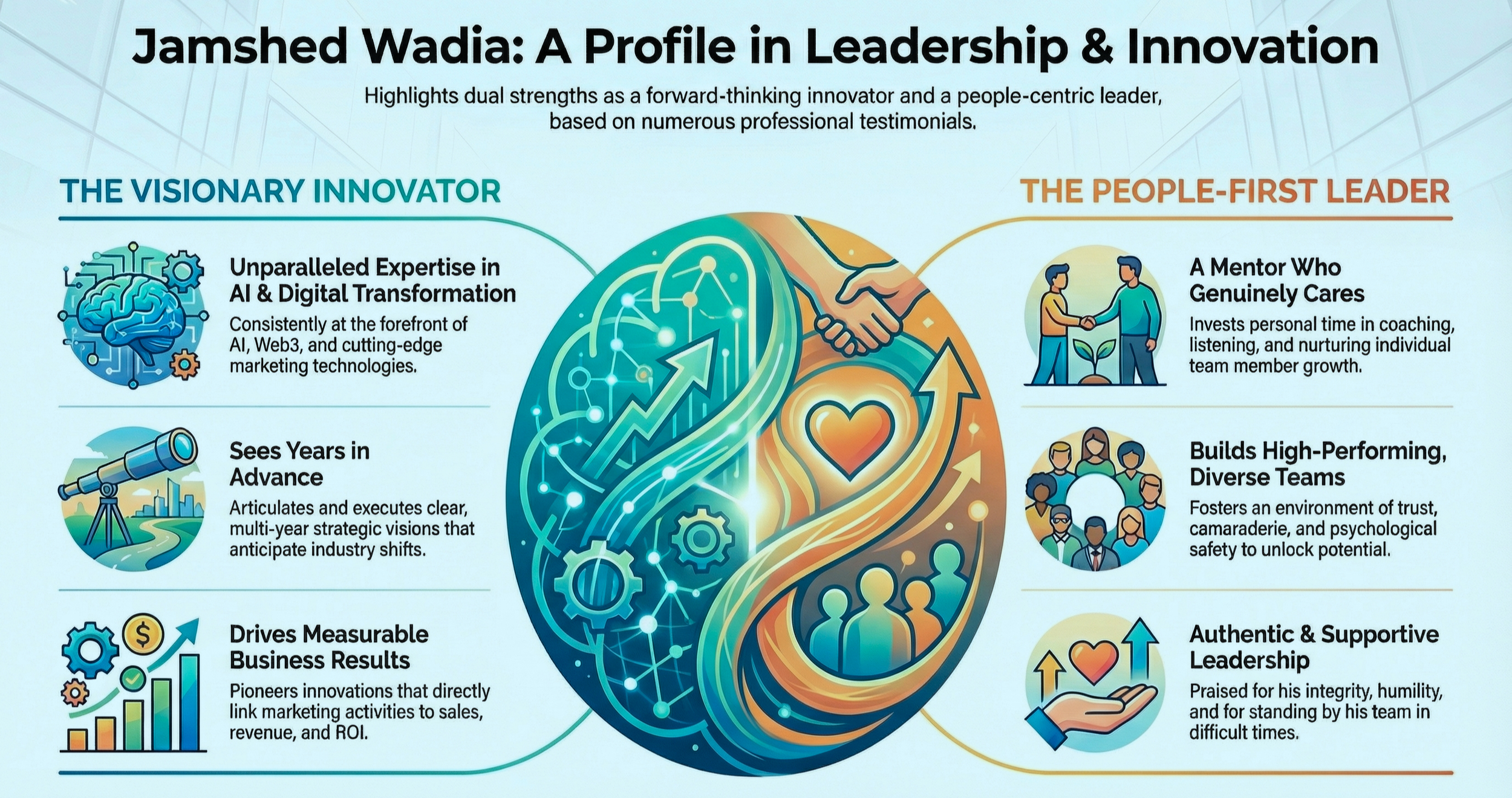 Jamshed Wadia - Testimonials Summary