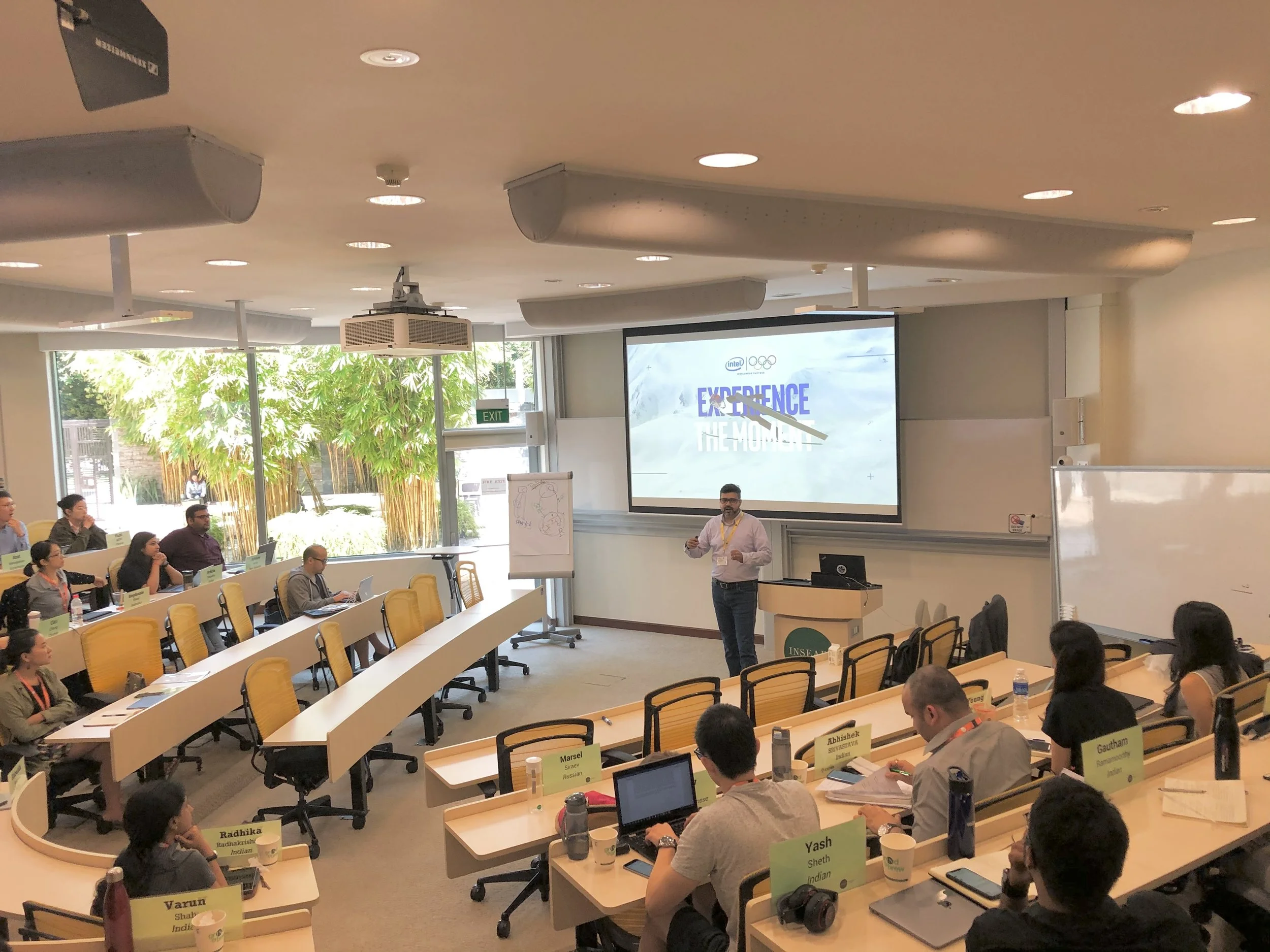 Speaking at INSEAD on Digital Transformation