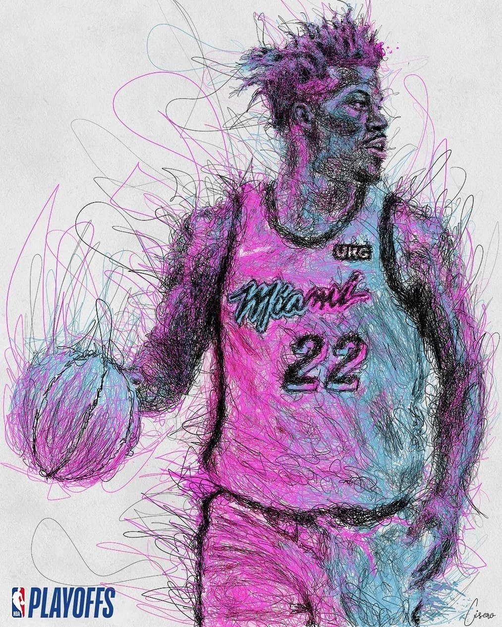 Today is the first day of the @nba Playoffs so I decided  to do a series throughout it that captures the energy and passion of one of the most exciting competitions in sports. We're kicking Day 1 off with @jimmybutler from the @miamiheat 
#nbaplayoff