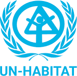 UN-Habitat logo with blue emblem and text