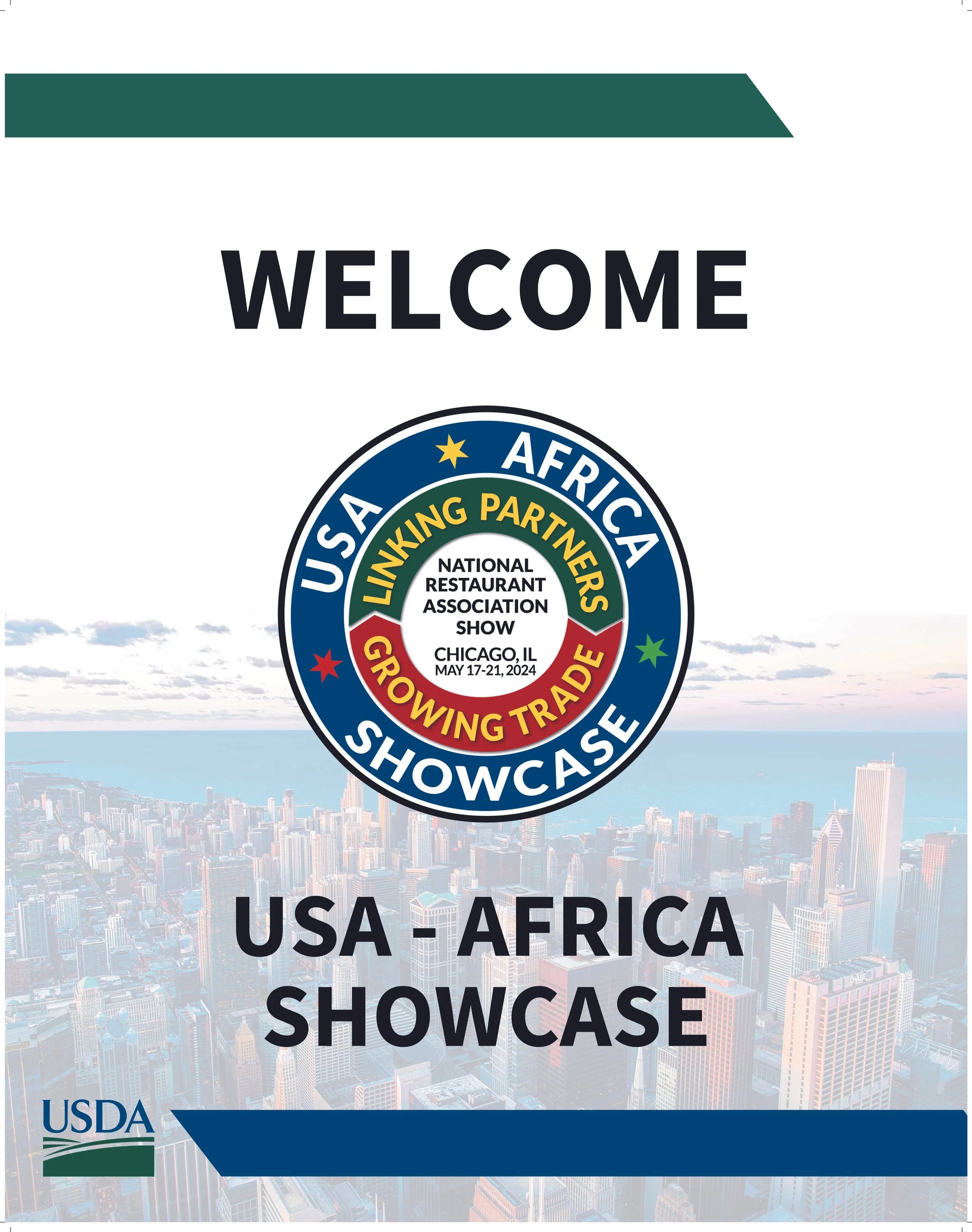 Easel sign proof for the welcome area