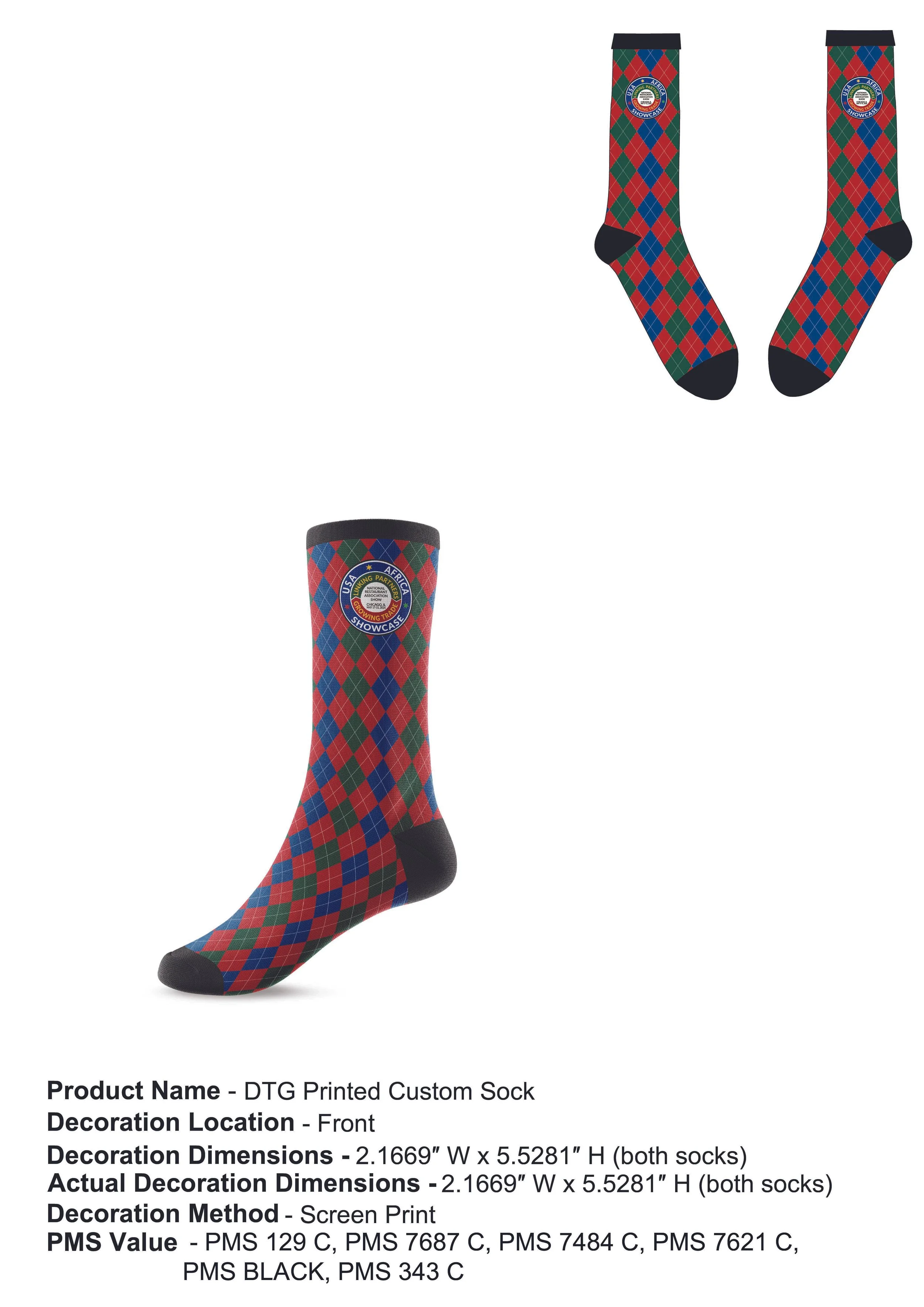 Socks I procured as a delegate gift