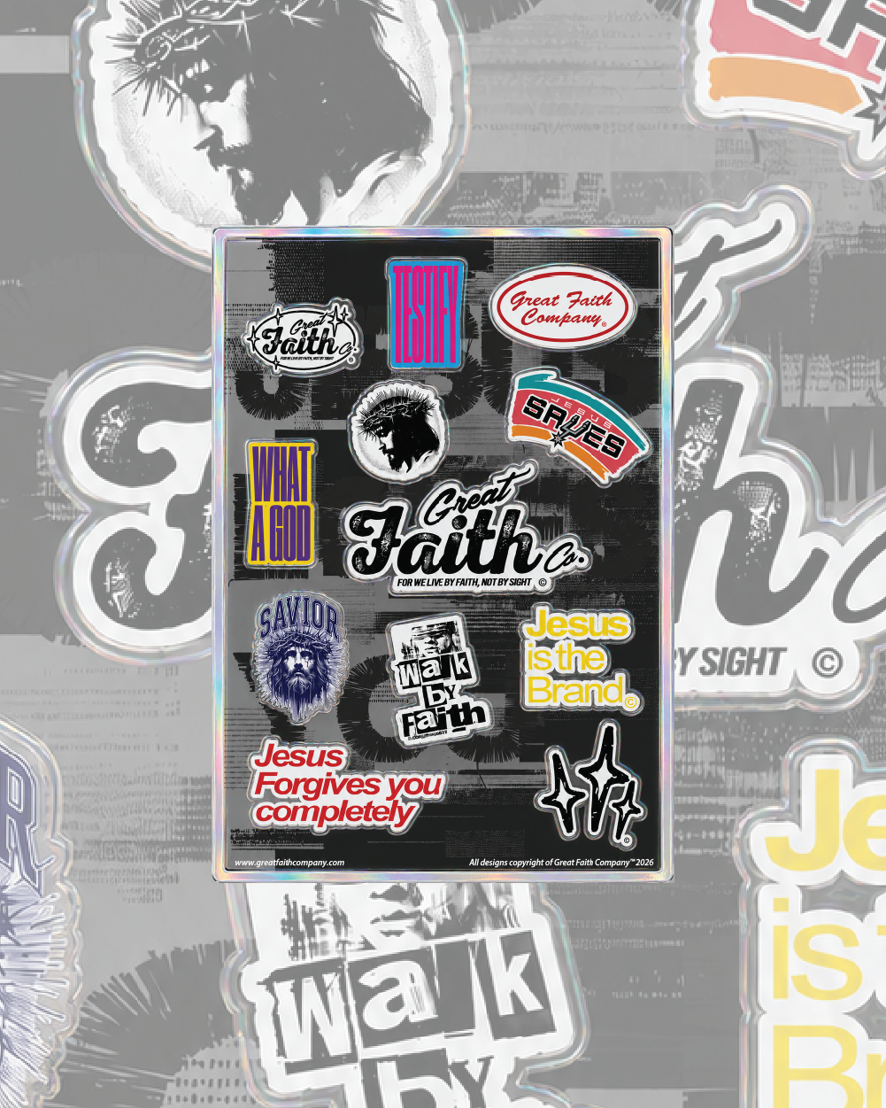Holographic Sticker Sheets