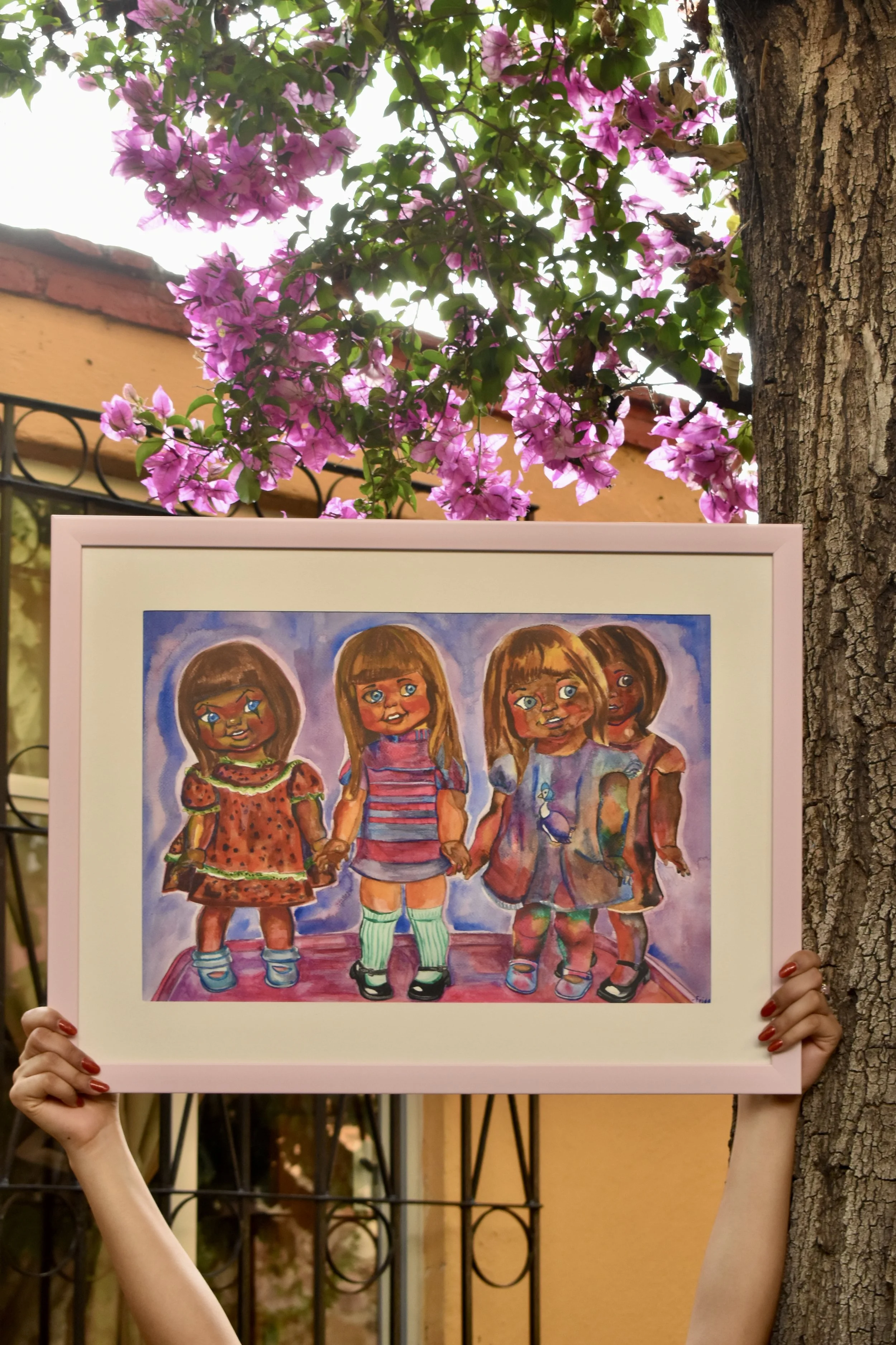 Painting: Dolls / Muñecas