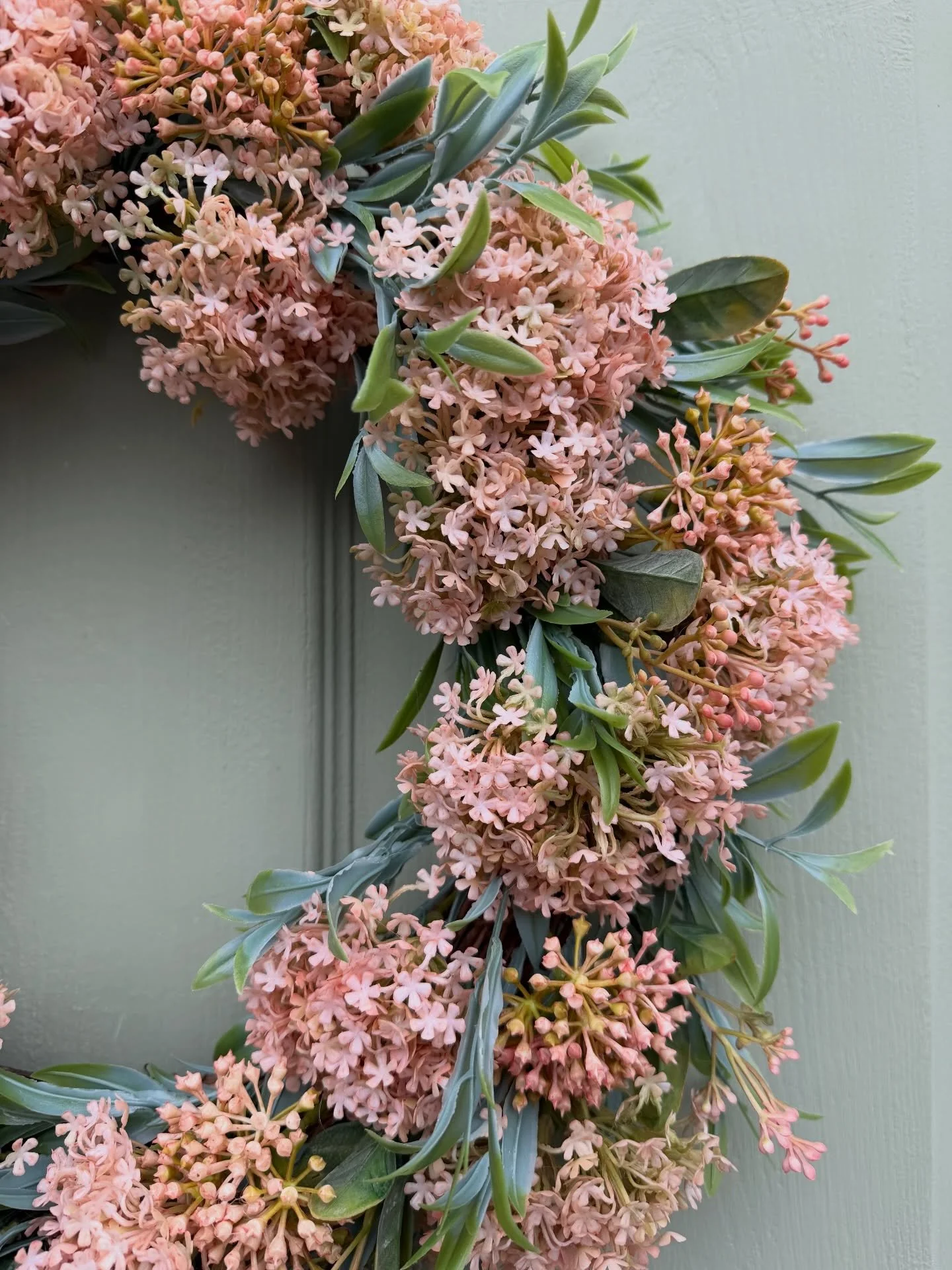 New Hydrangea Wreath available on my website and Etsy later today