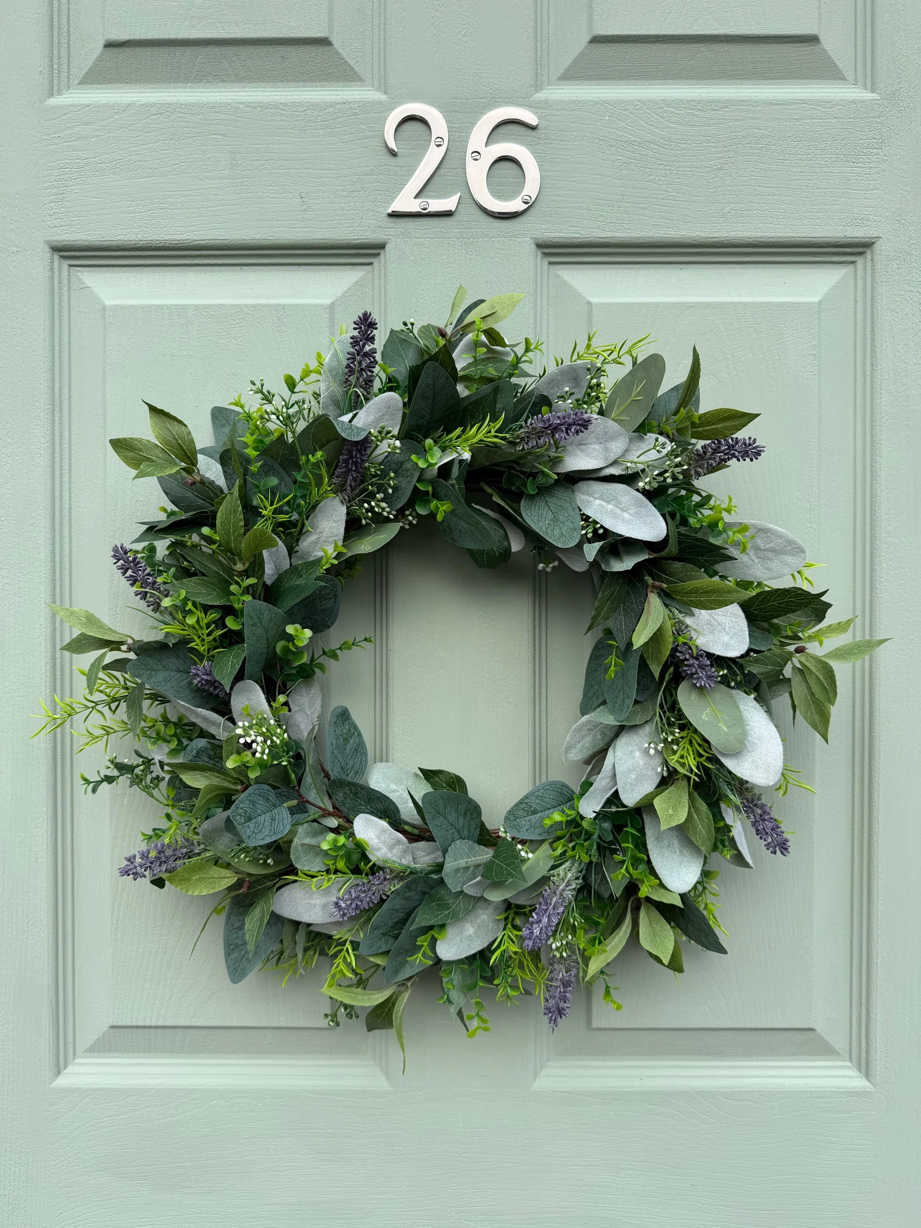 Herb & Eucalyptus Year-Round Greenery Wreath (50cm)