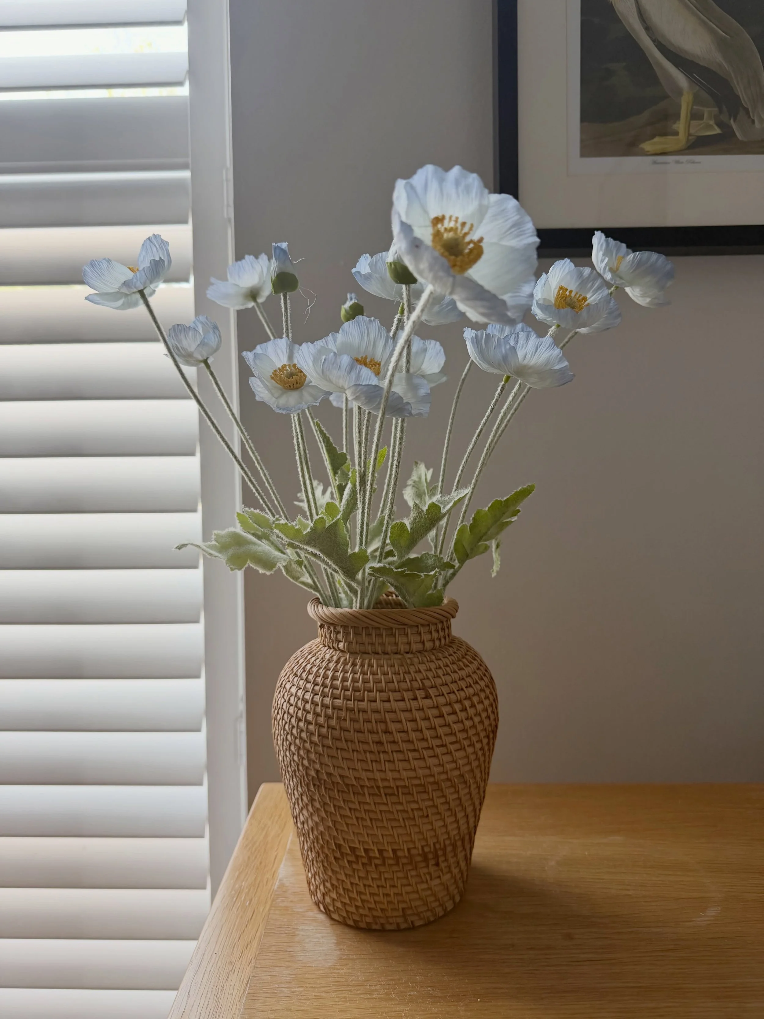 Blue poppy stems available on my website - link in my bio