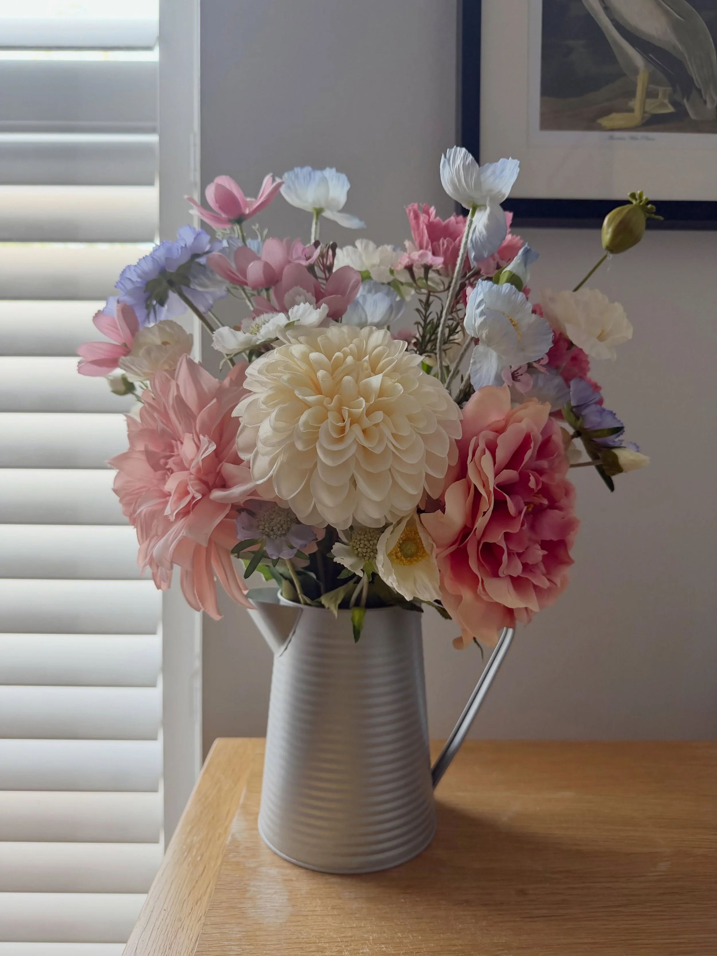 Custom arrangement - isn&rsquo;t she beautiful 🌸🪻