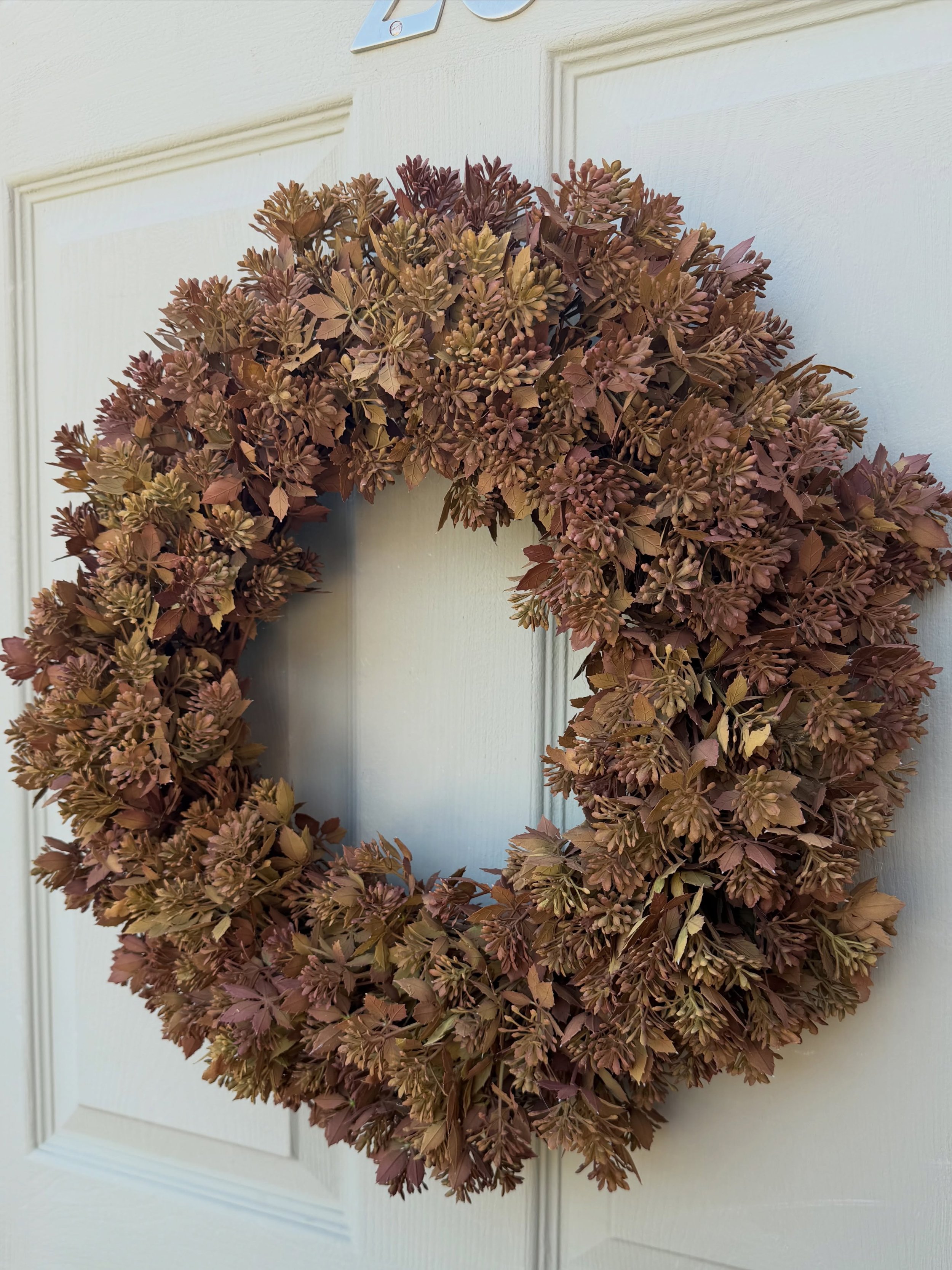This is the wreath I&rsquo;ll be putting on my door this autumn, isn&rsquo;t see a beauty? - have you put your autumn wreath up yet? If you are still to purchase one this autumn link in my bio to my website and my Etsy shop