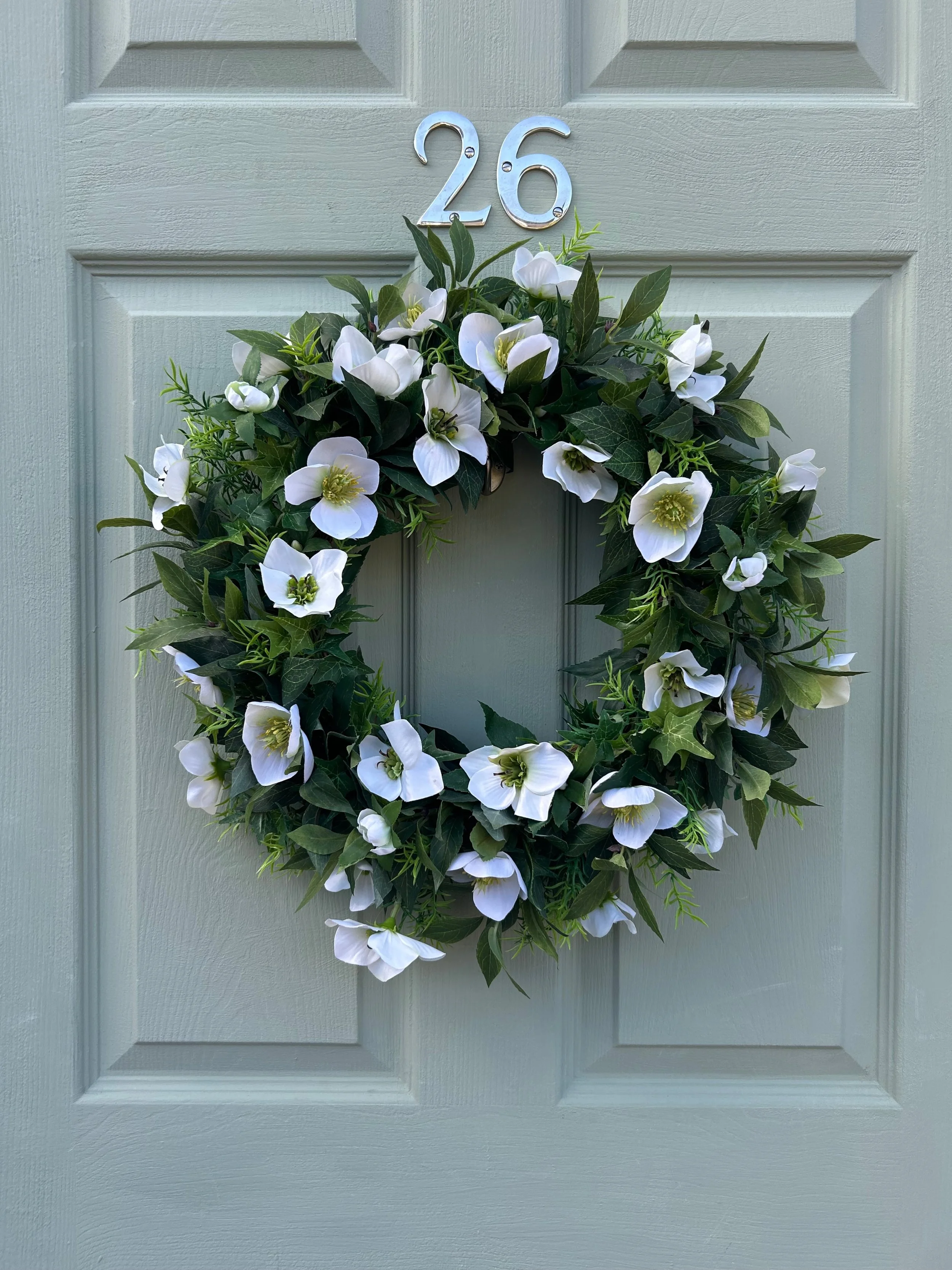 Winter Rose Wreath (50cm)