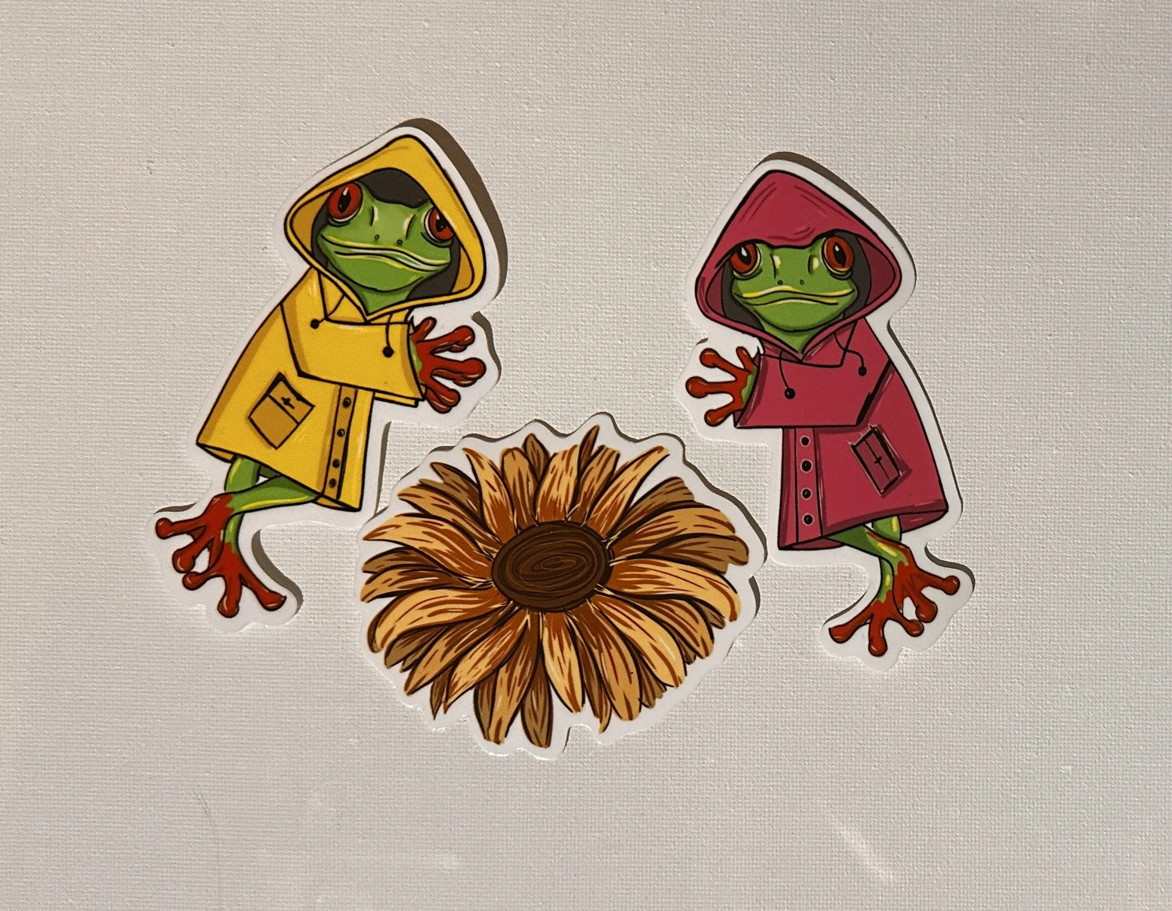 Daisy Rain Hideaway Vinyl Sticker Set