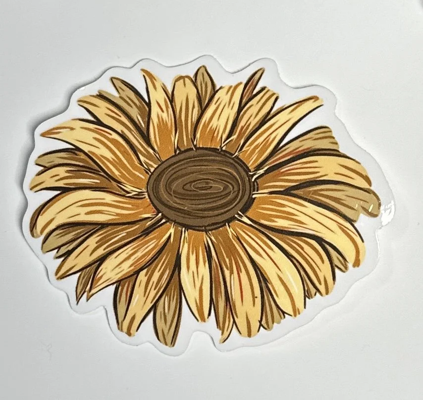 Daisy Rain Hideaway Daisy Vinyl STICKER