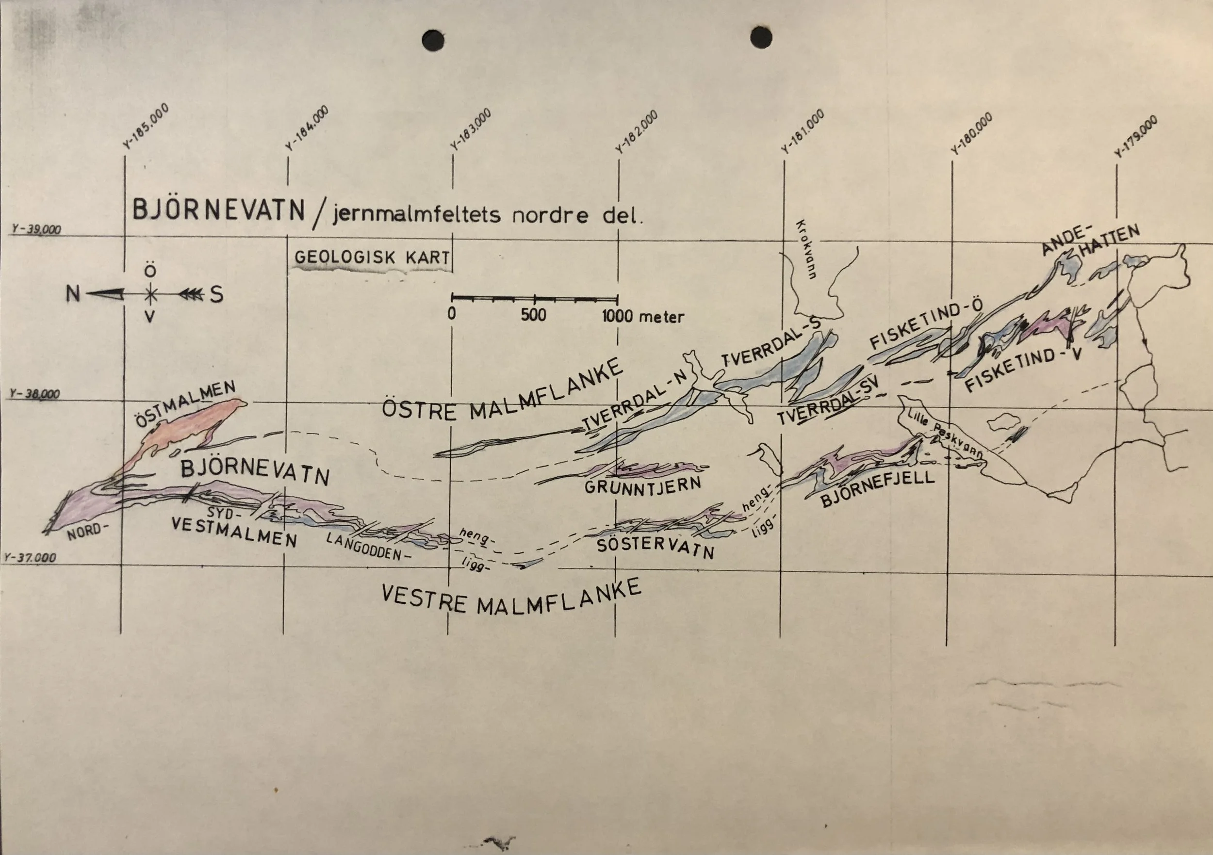 Malmforekomstene i gruva