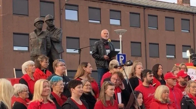 Taler og appeller under Gråbergaksjonen i perioden 1985 til 1986 