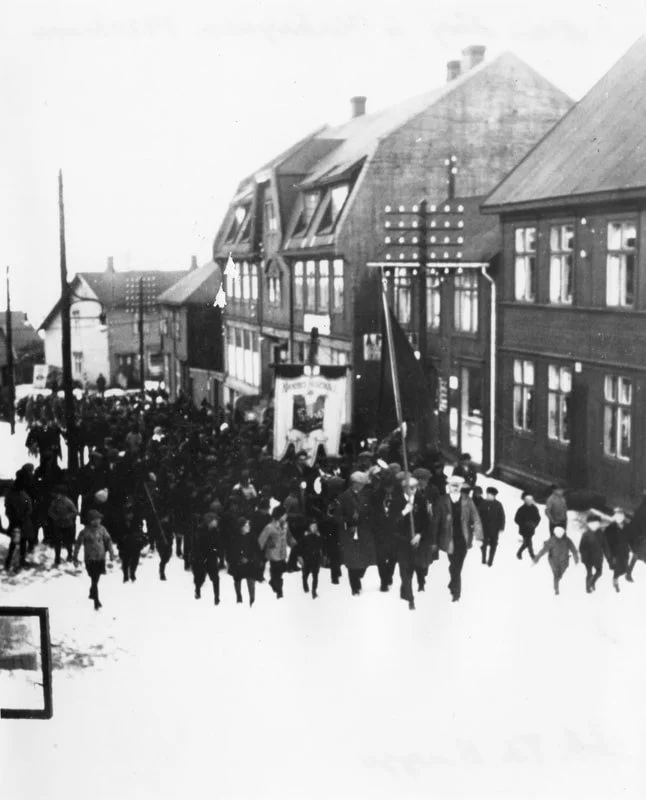 1. mai-feiring på 1920-tallet